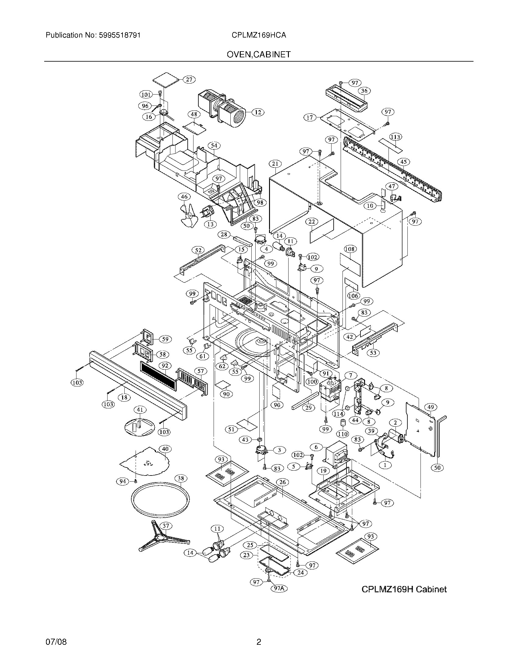 03 - OVEN,CABINET