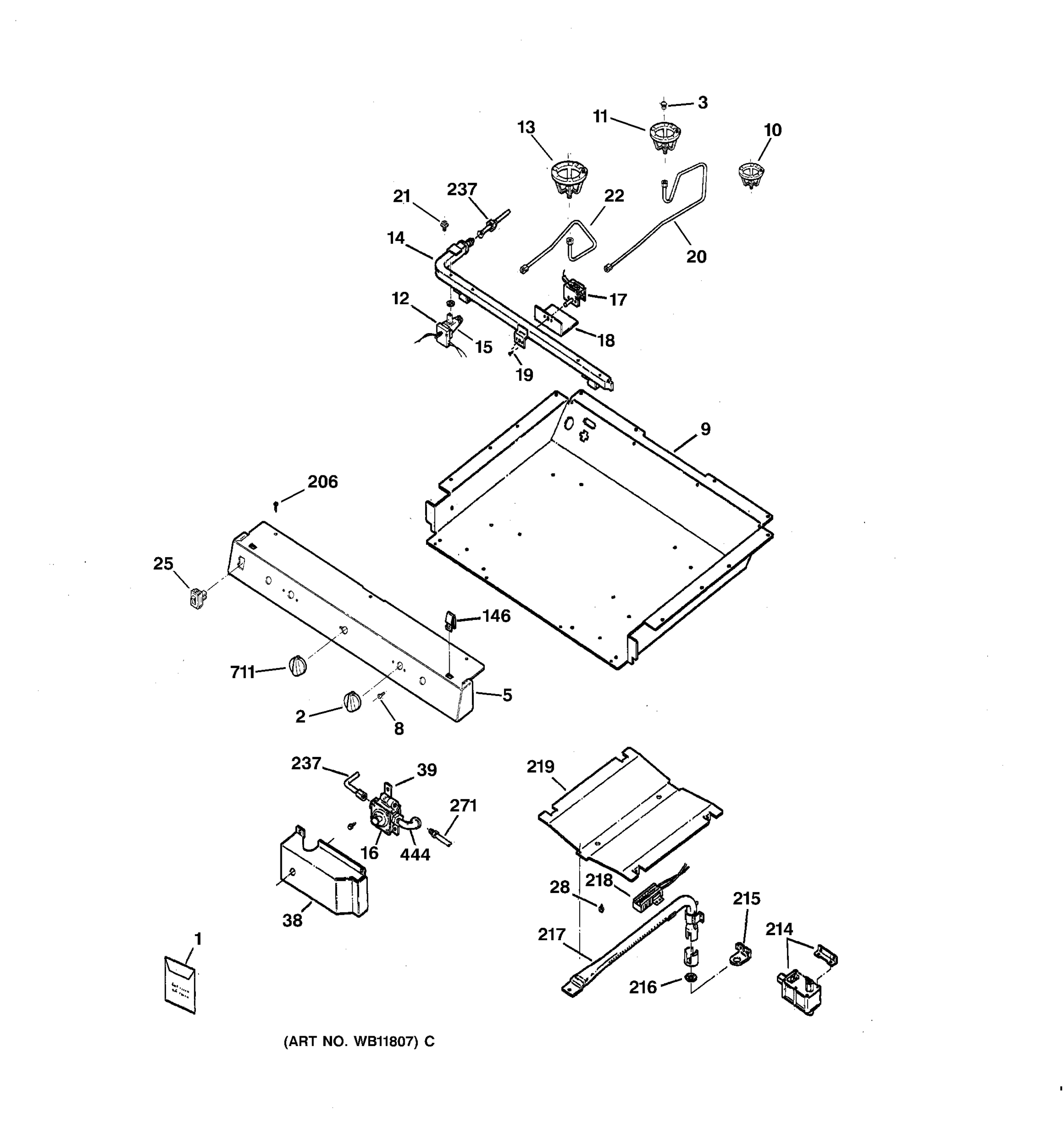 GAS & BURNER PARTS