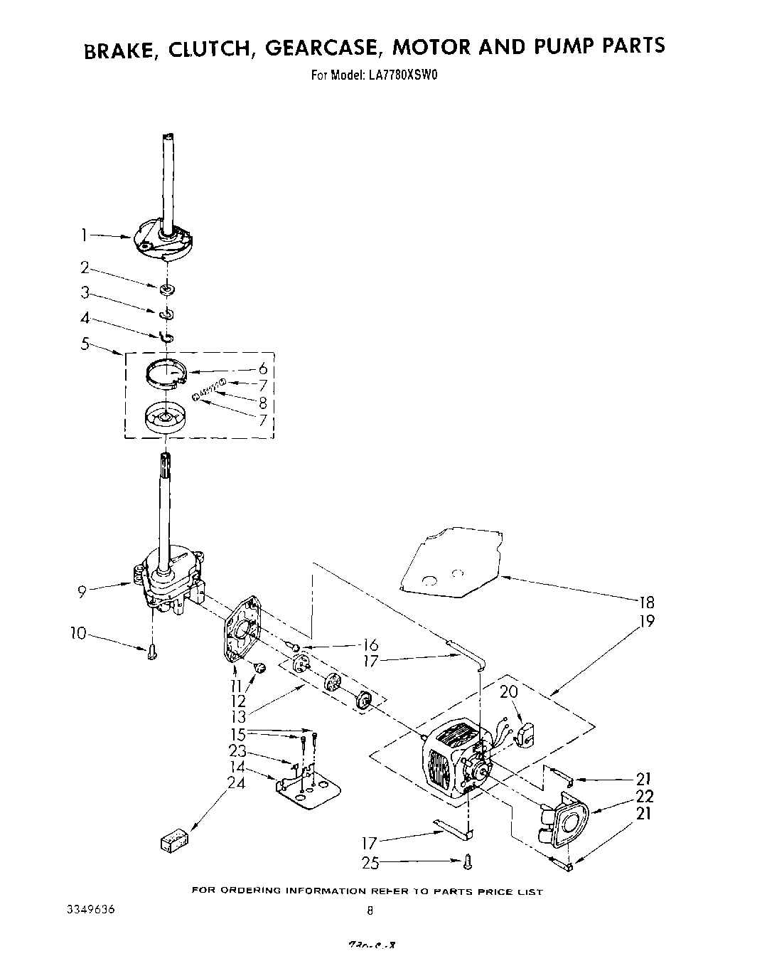 06 - BRAKE, CLUTCH, GEARCASE, MOTOR AND PUMP