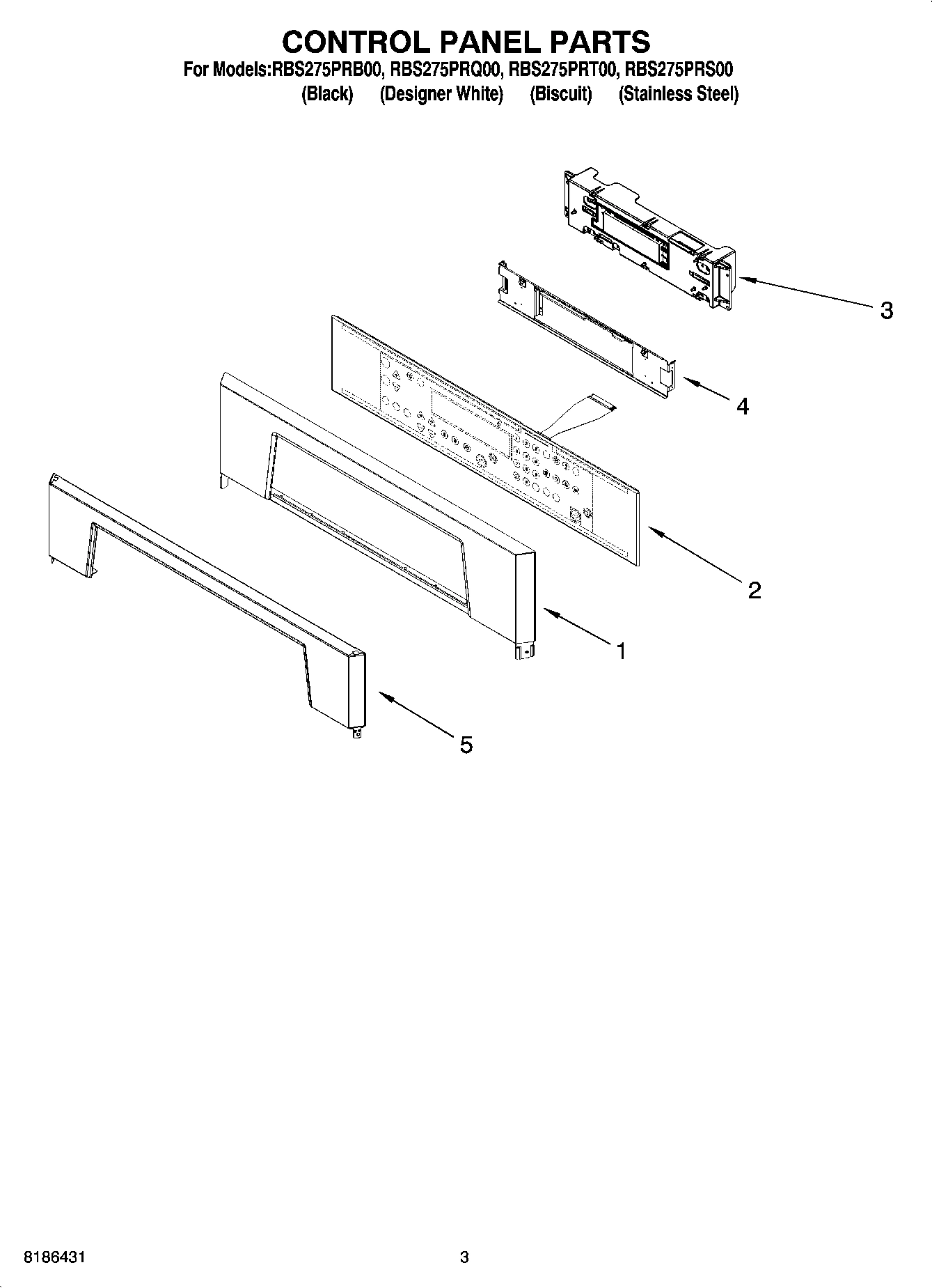 02 - CONTROL PANEL PARTS