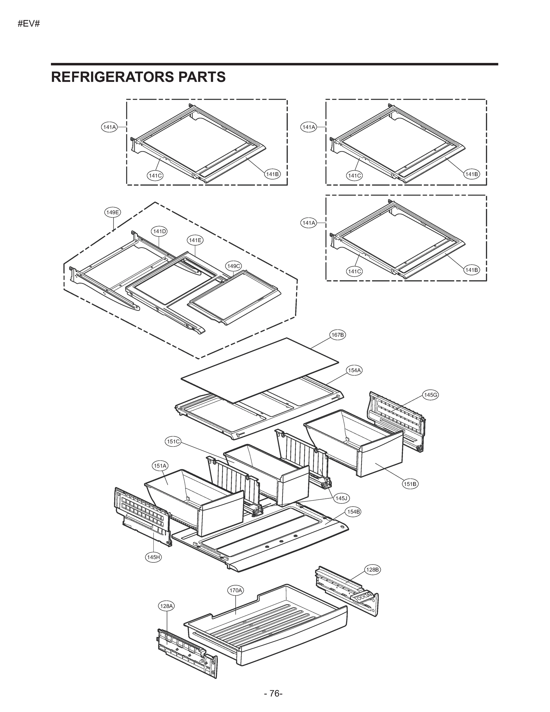 REFRIGERATORS PARTS
