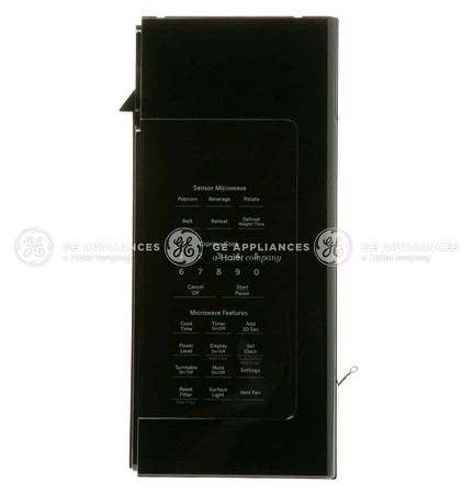 WB56X30185 GE Oven White Control Panel Black