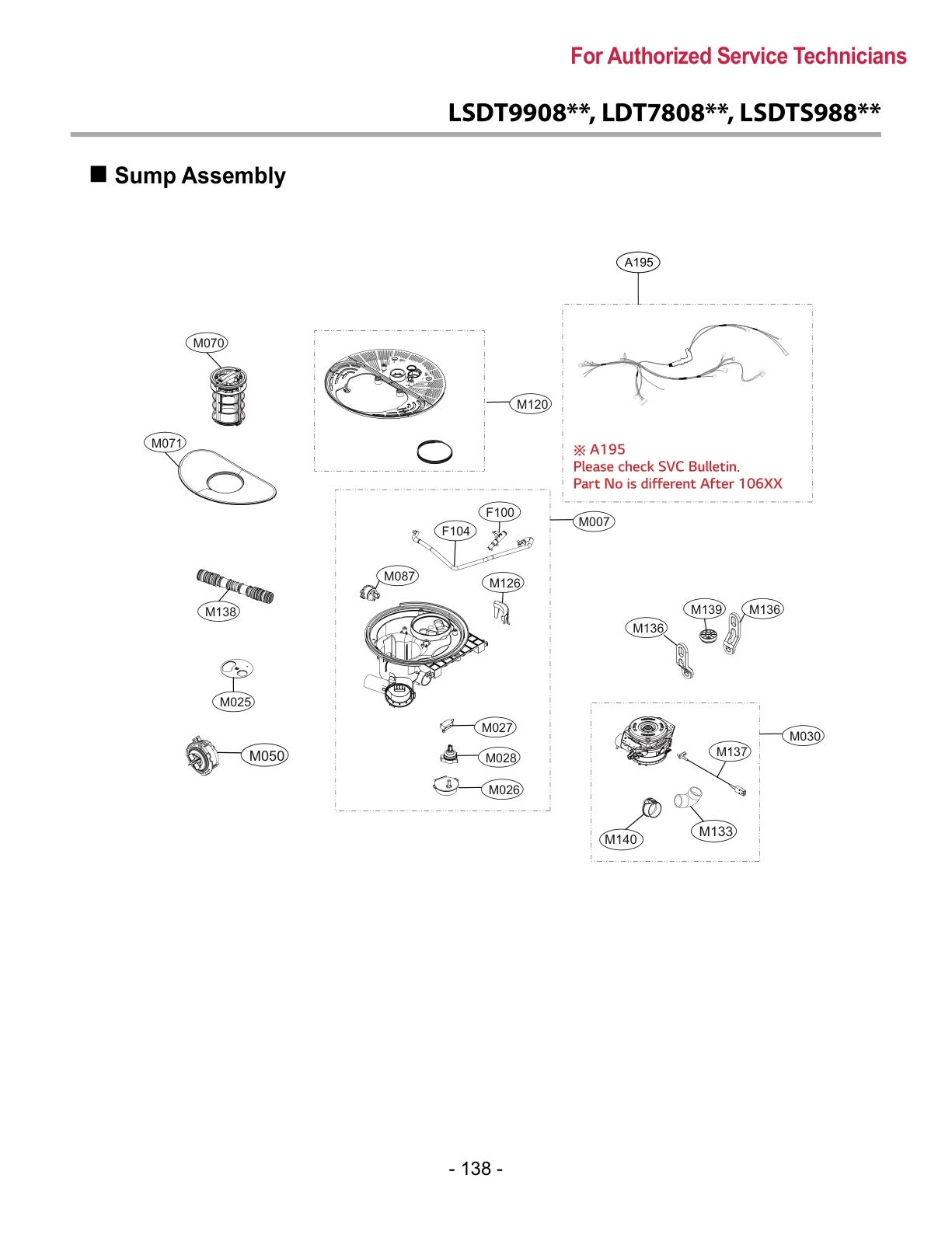 SUMP ASSEMBLY