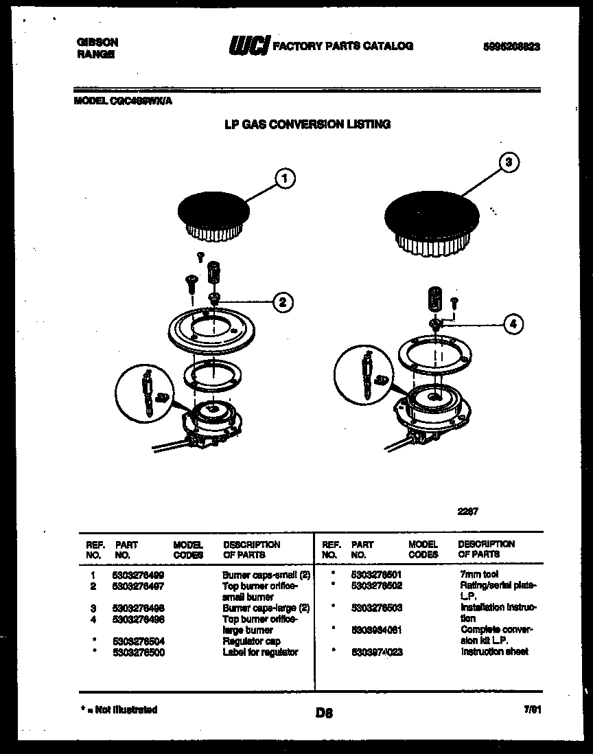 08 - BURNER PARTS
