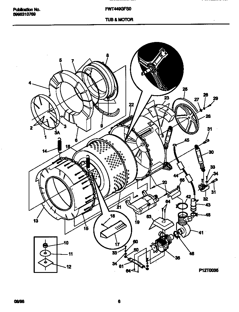 04 - WASH TUB,MTR