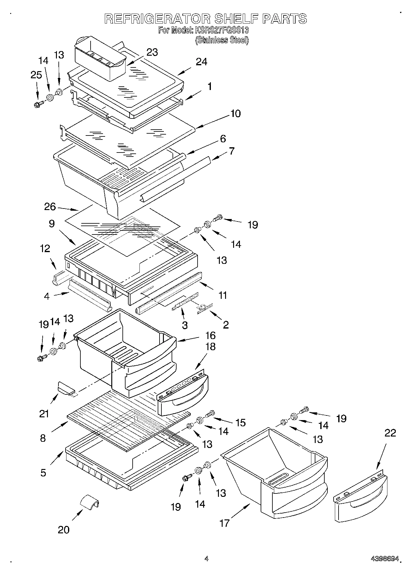 03 - REFRIGERATOR SHELF