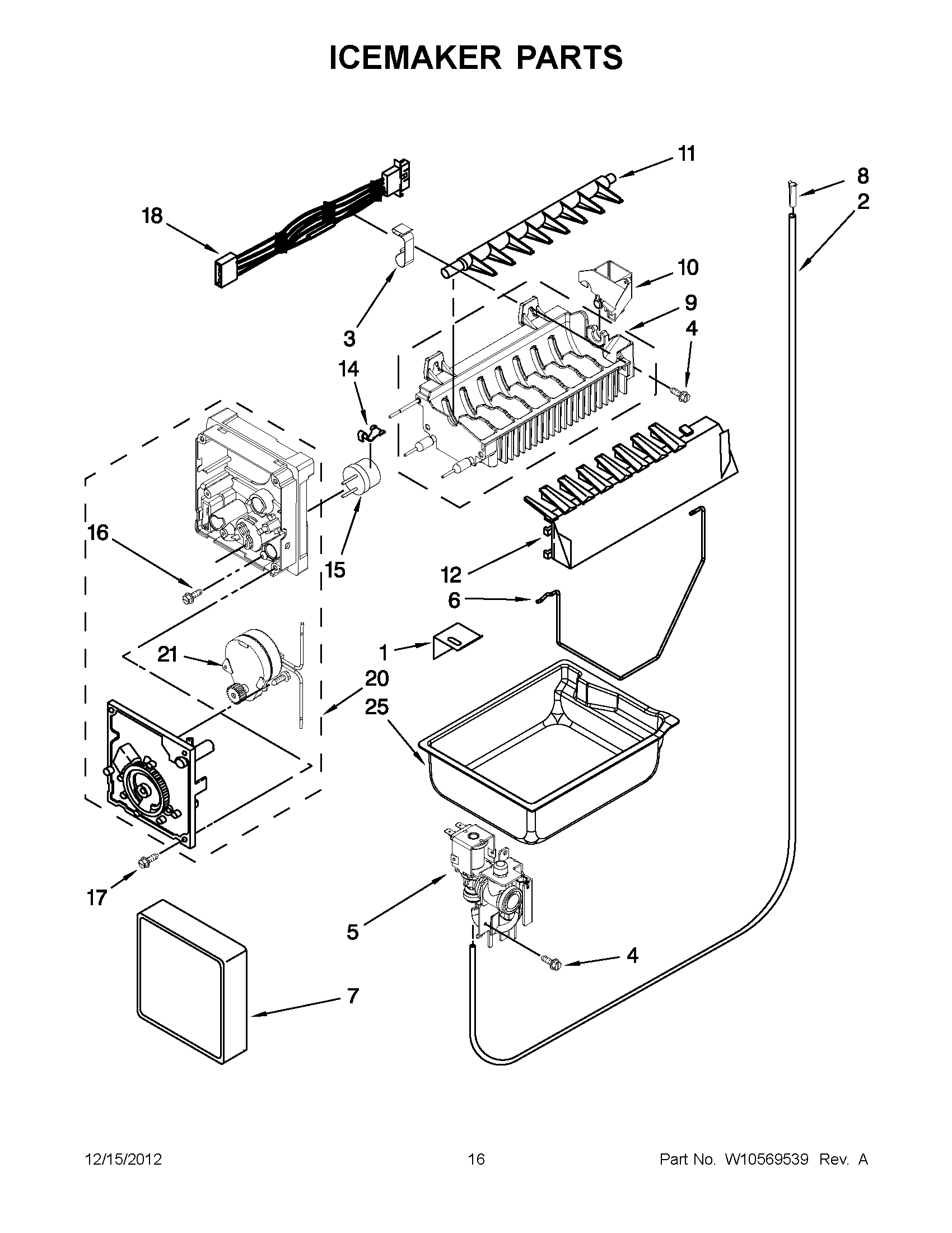 08 - ICEMAKER PARTS