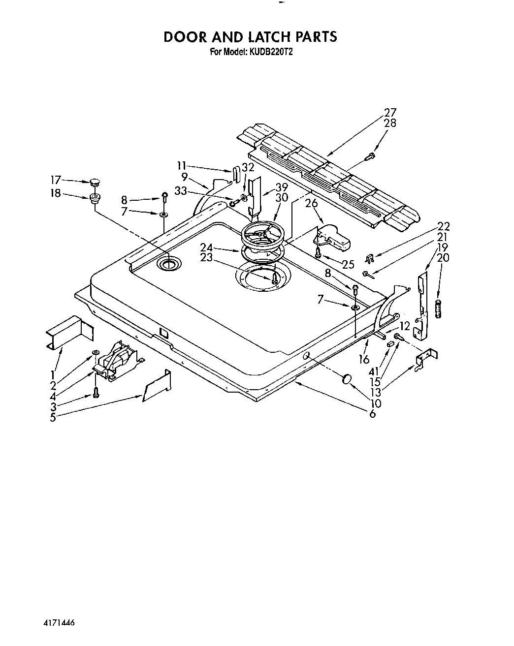 13 - DOOR AND LATCH