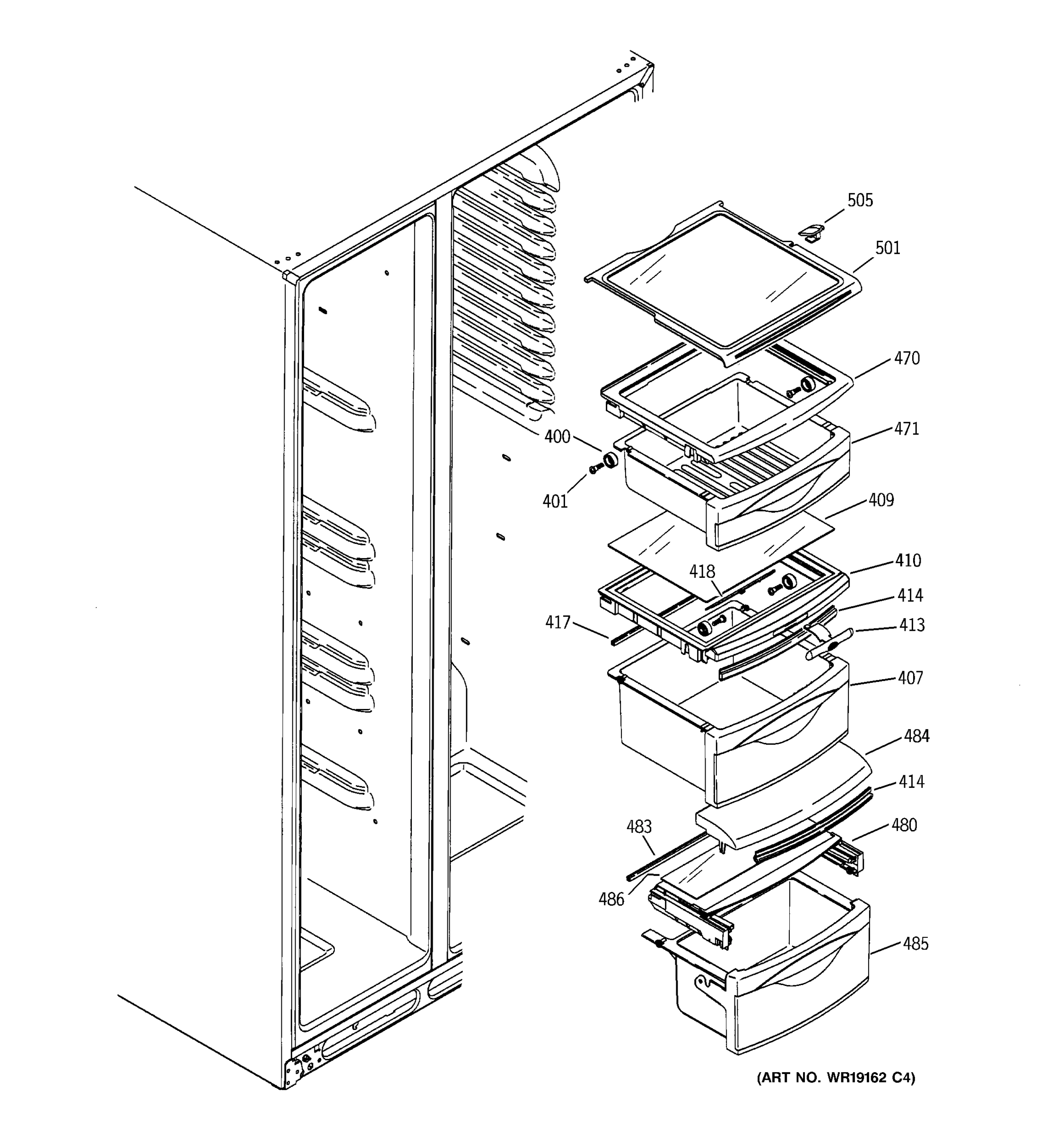 FRESH FOOD SHELVES