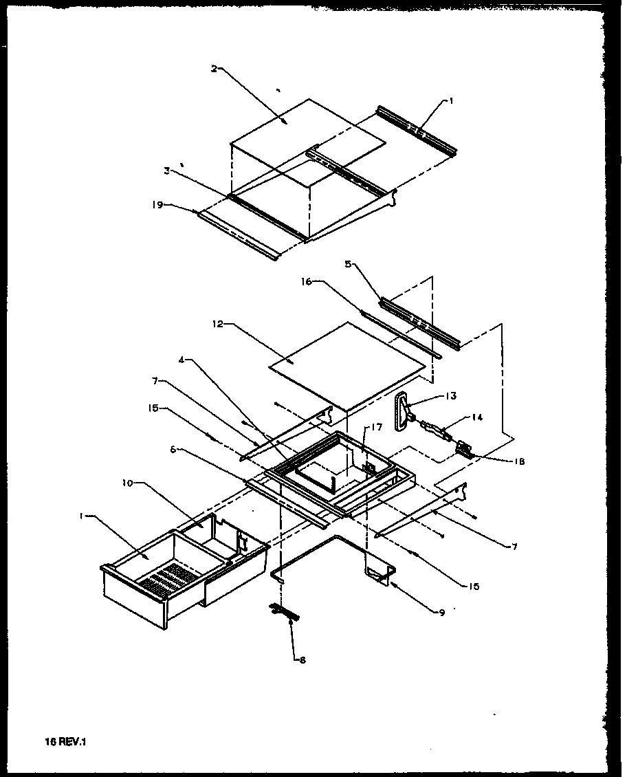 15 - REF SHELVING AND DRAWERS