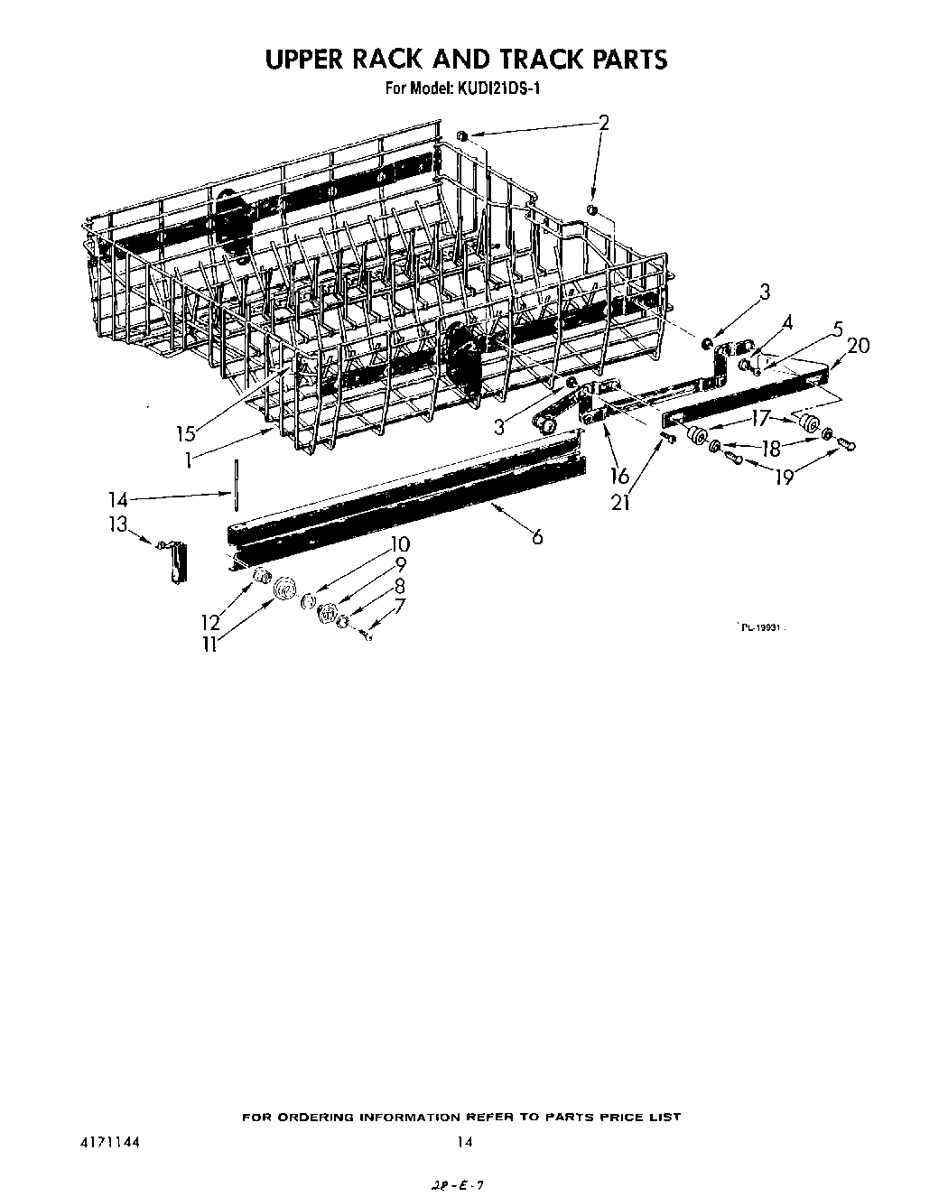 11 - UPPER RACK AND TRACK