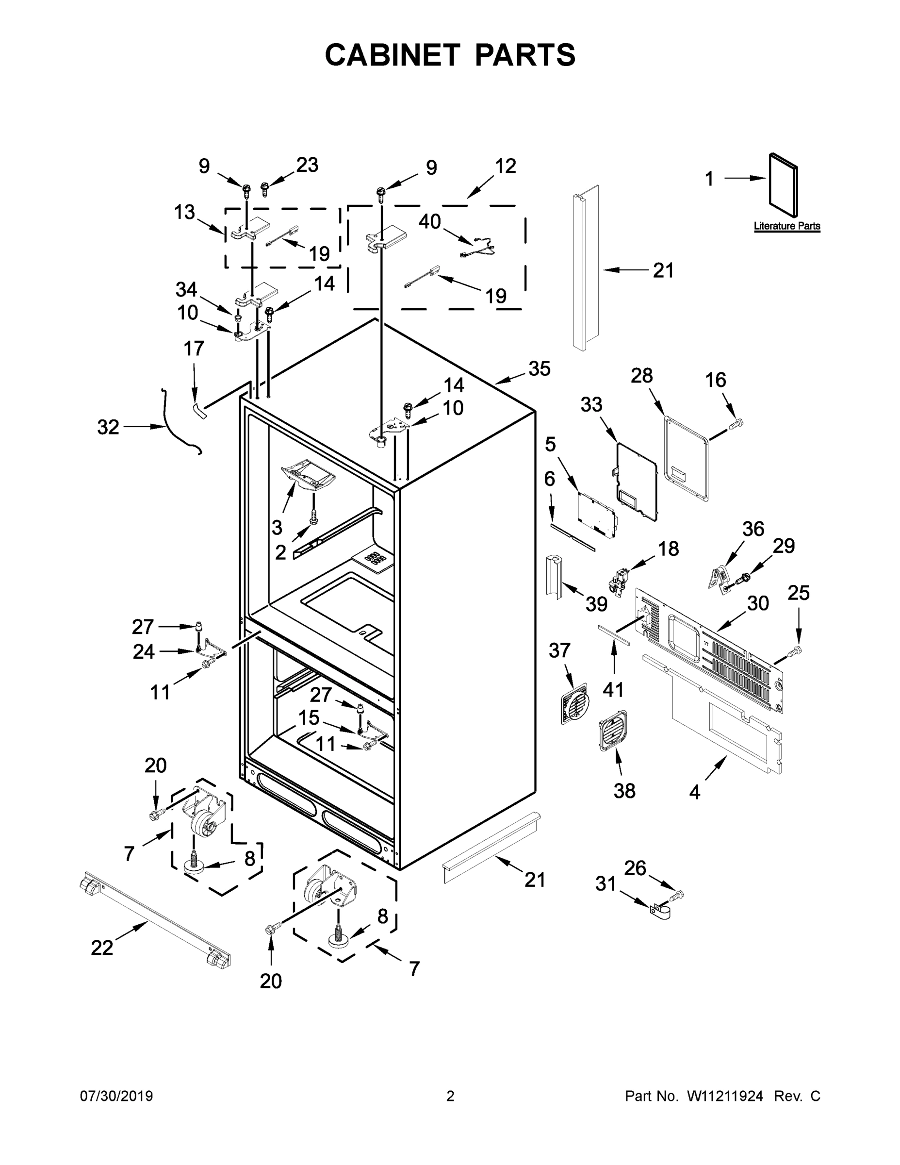 02 - CABINET PARTS