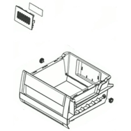 5304529585 Frigidaire Refrigerator Drawer Ass