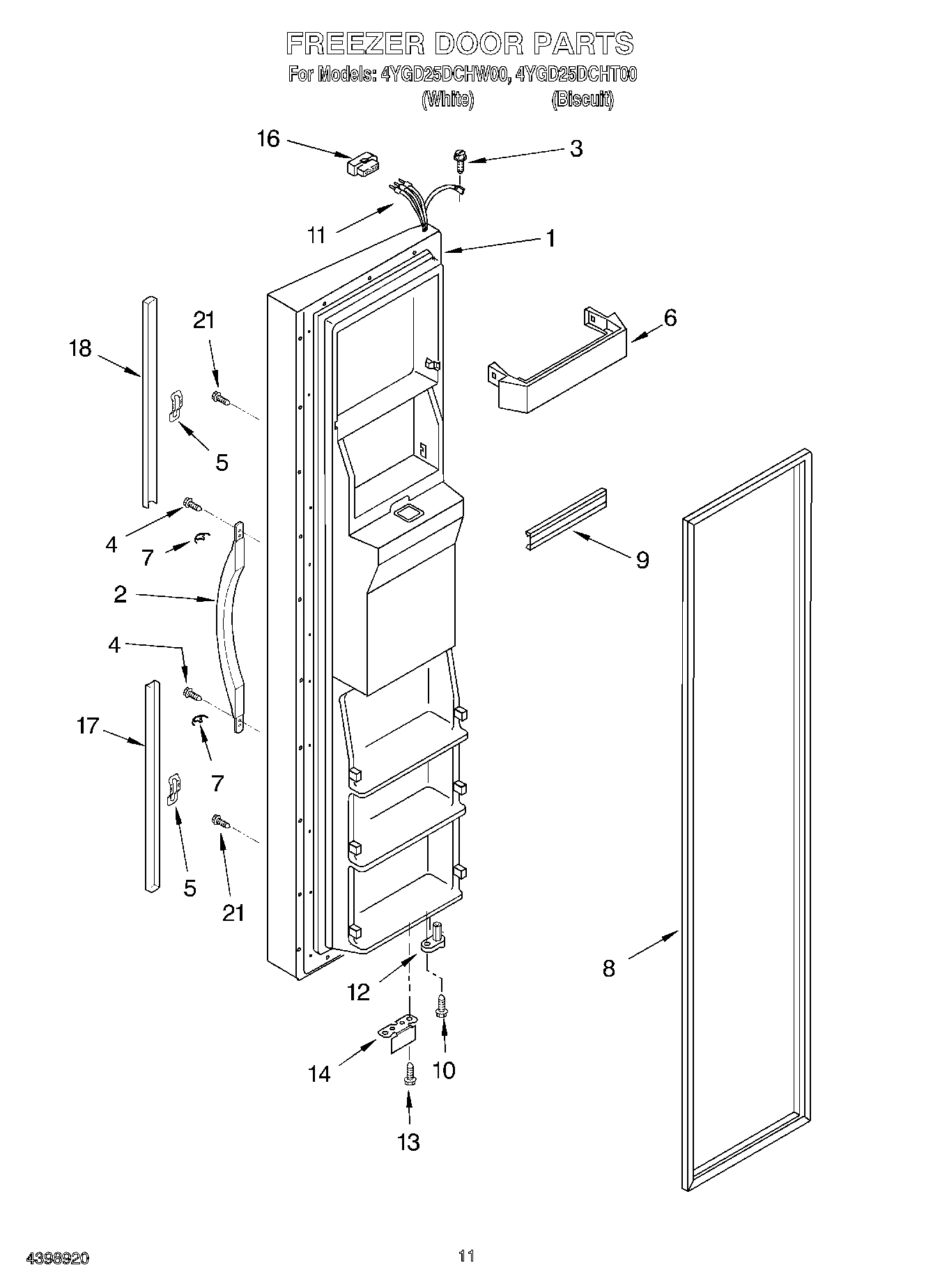 07 - FREEZER DOOR