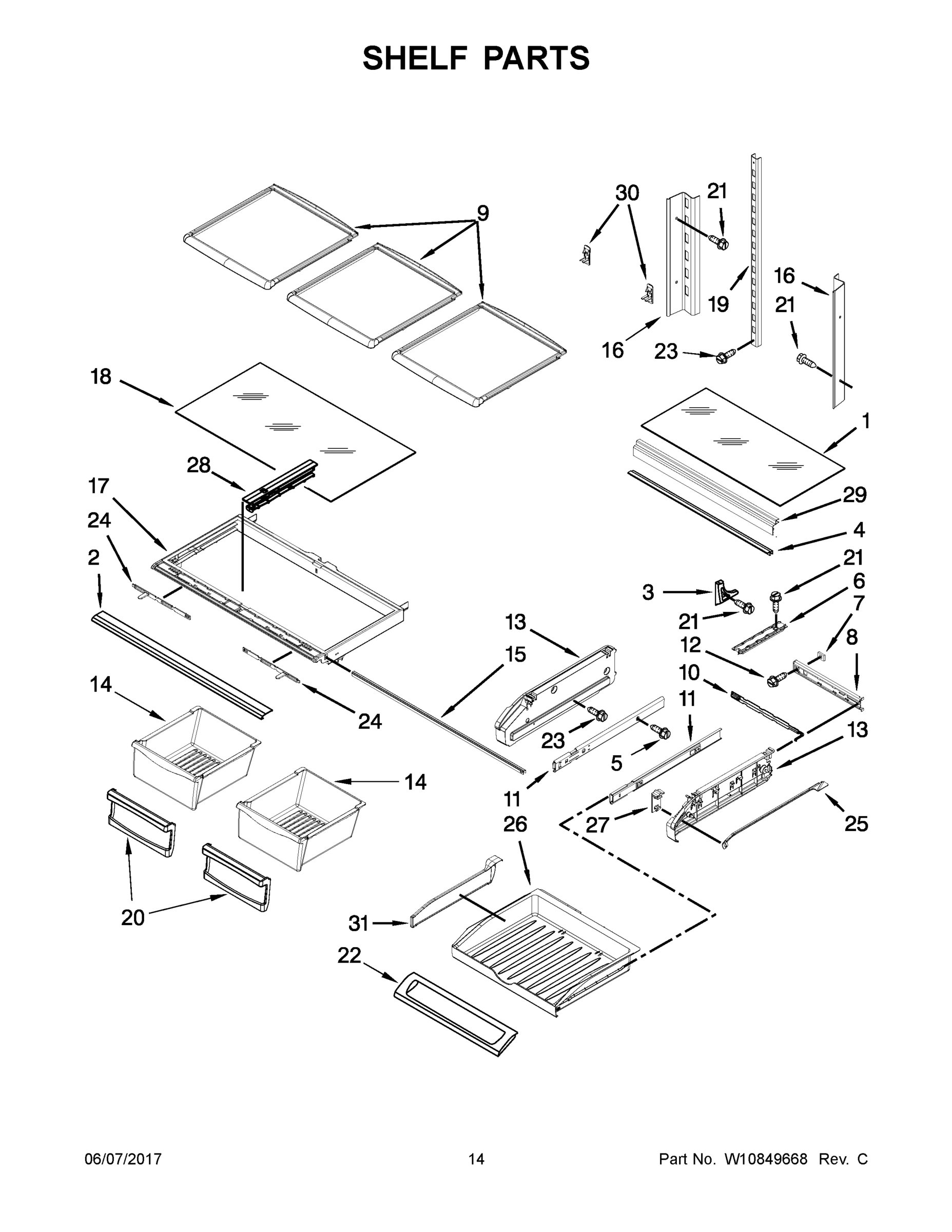 08 - SHELF PARTS