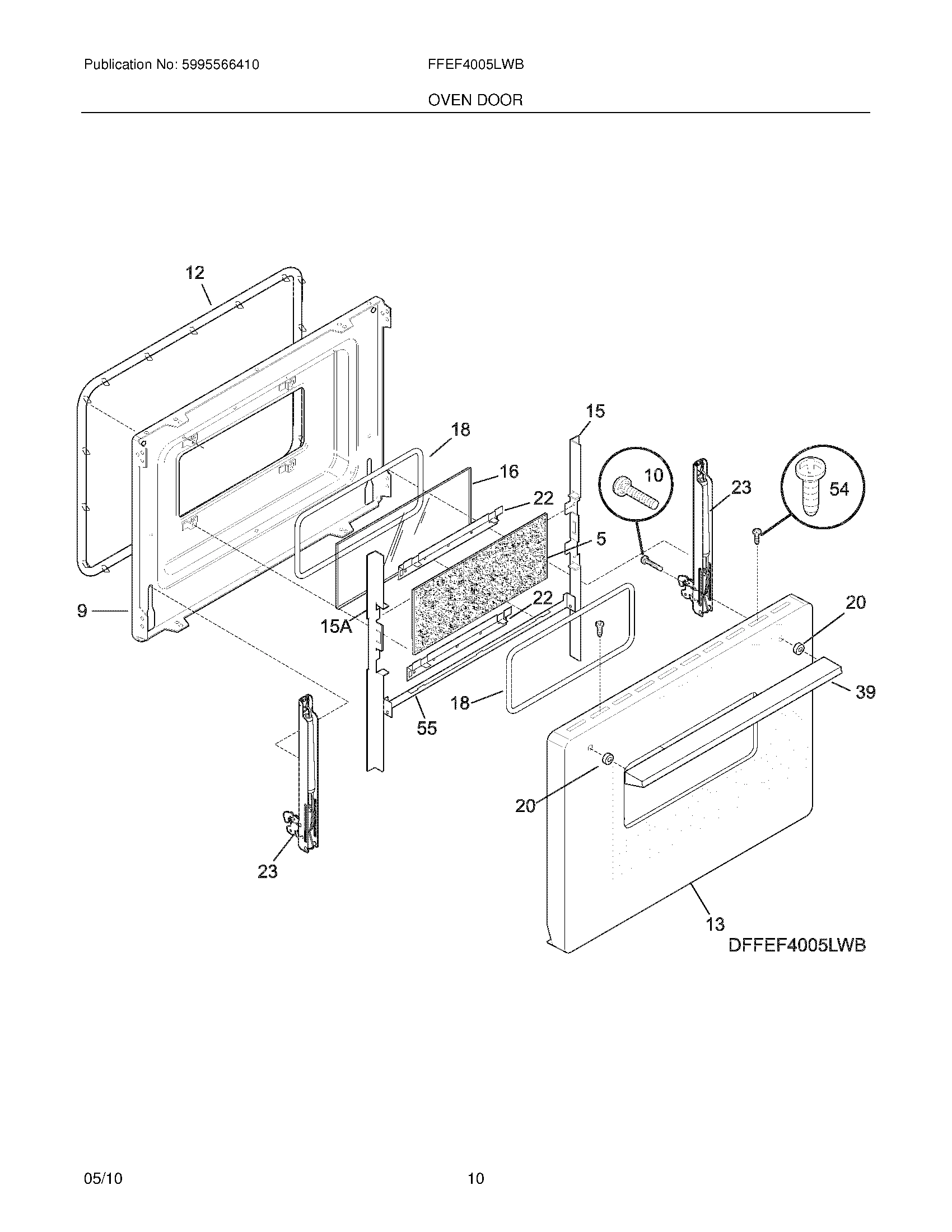09 - OVEN DOOR