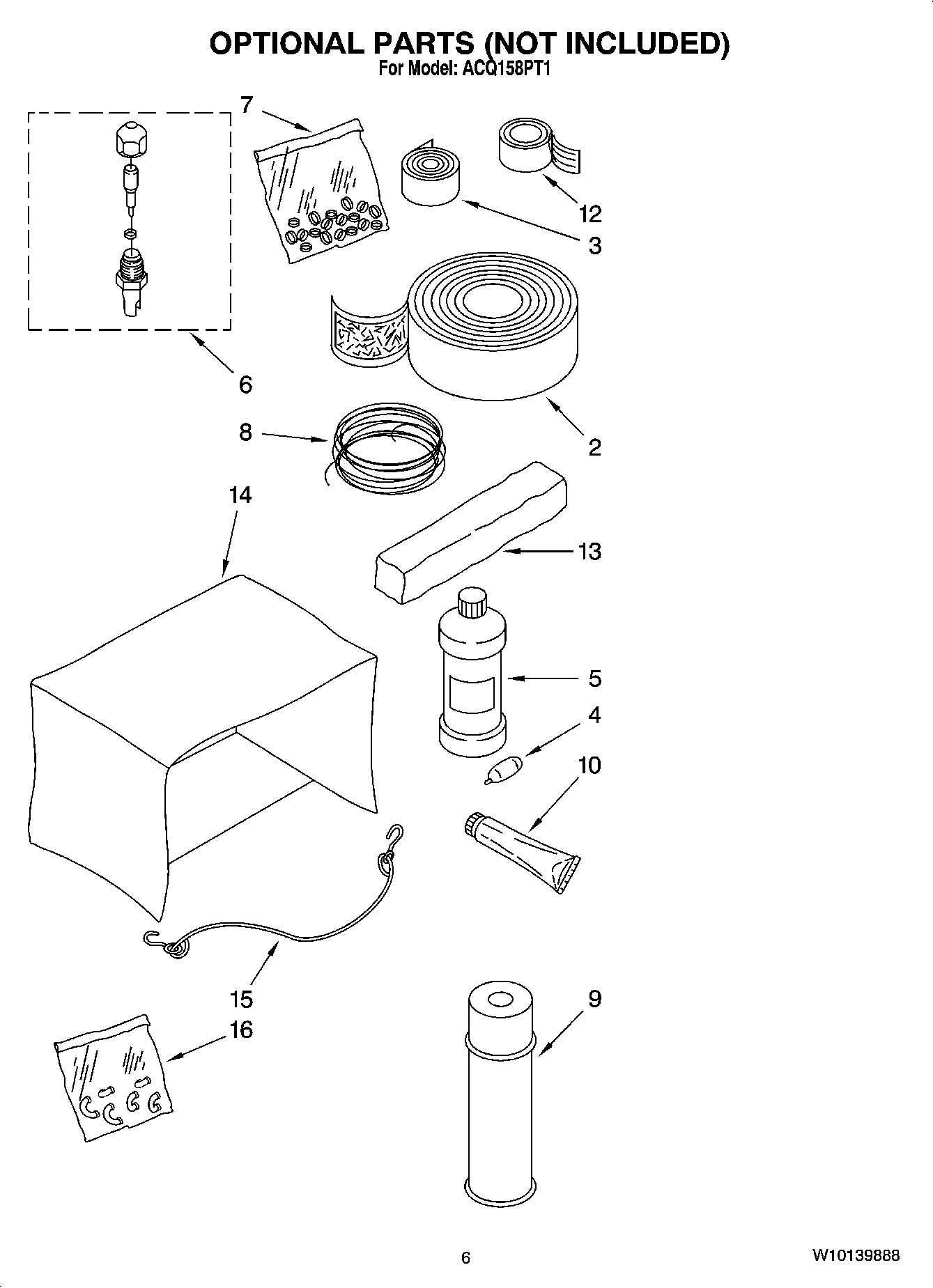04 - OPTIONAL PARTS (NOT INCLUDED)