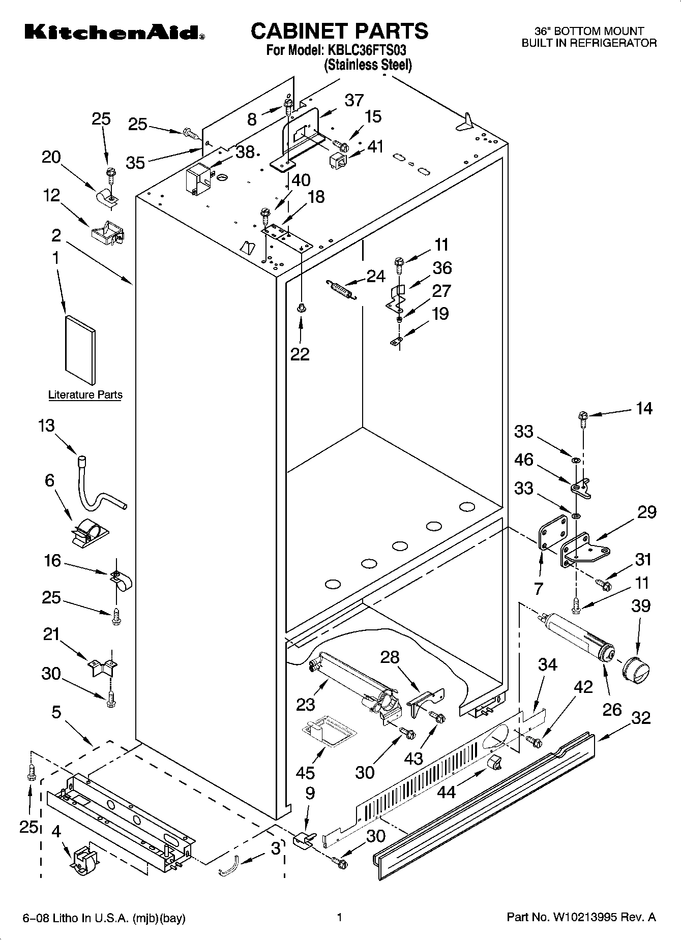 01 - CABINET PARTS