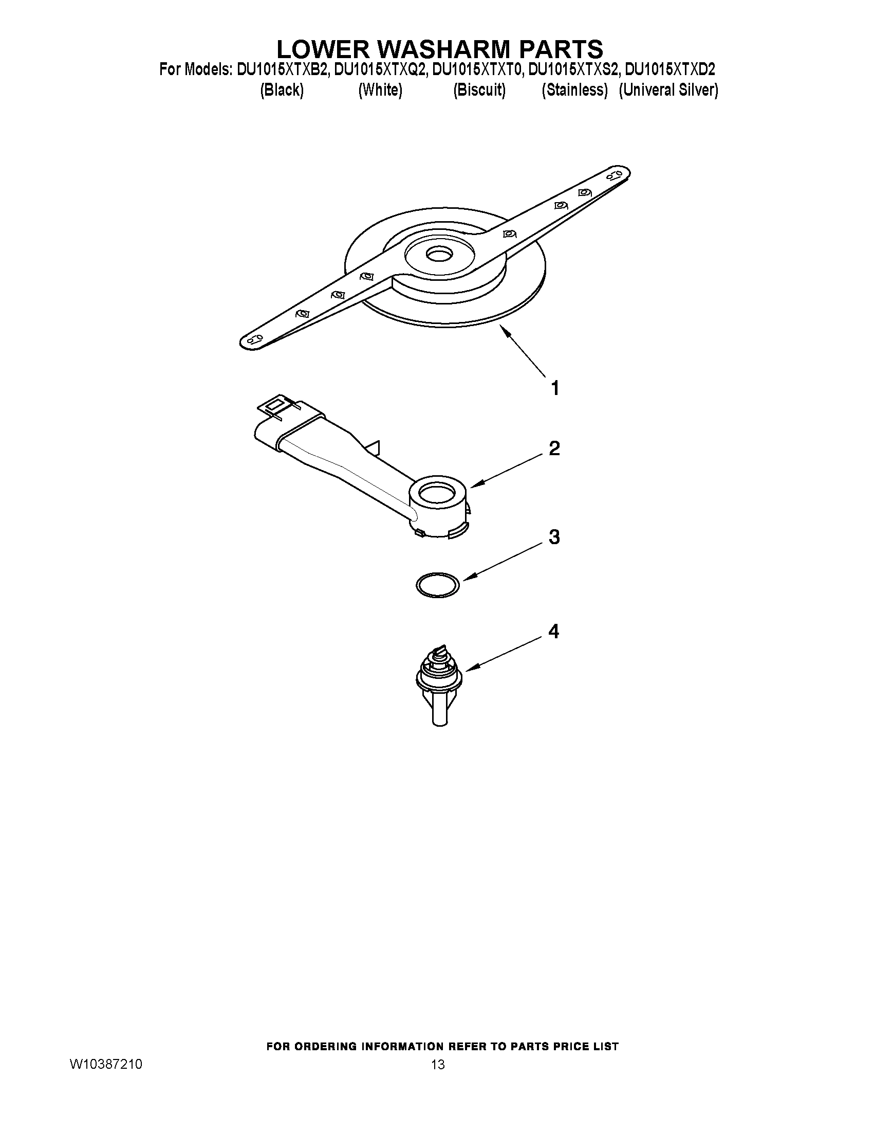 11 - LOWER WASHARM PARTS