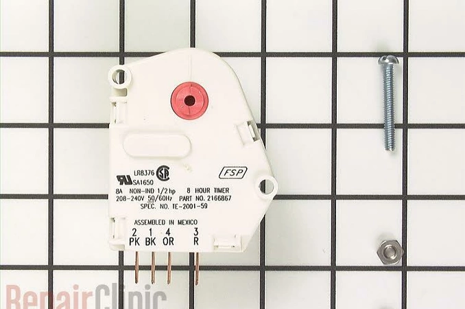 WP2166867 Whirlpool Refrigerator Defrost Time