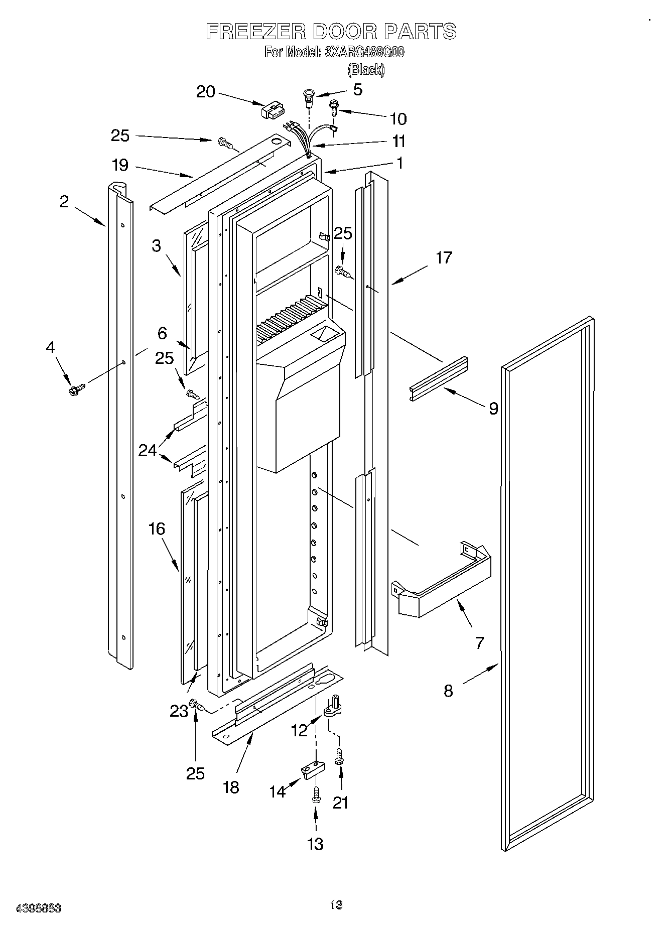 08 - FREEZER DOOR