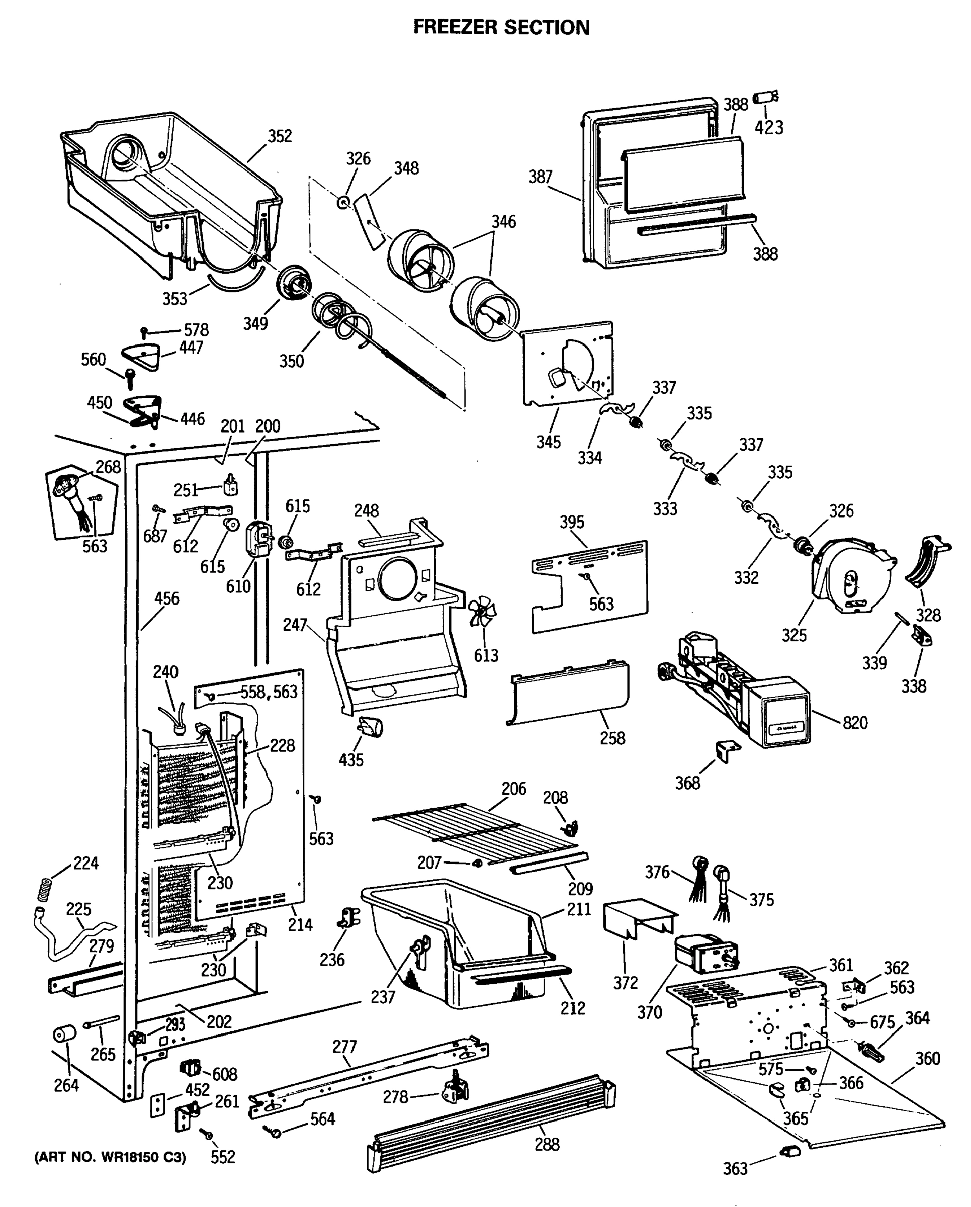 FREEZER SECTION