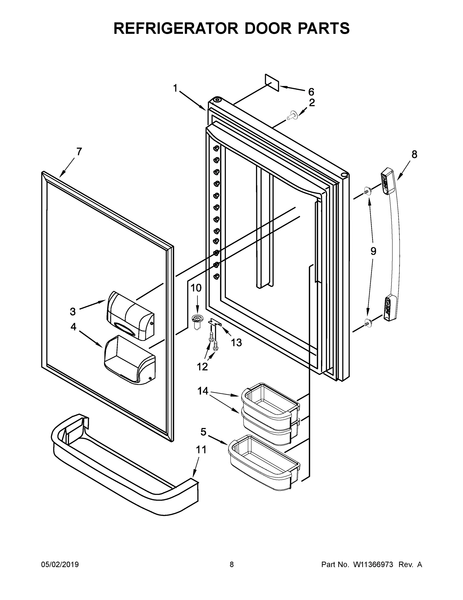 05 - REFRIGERATOR DOOR PARTS