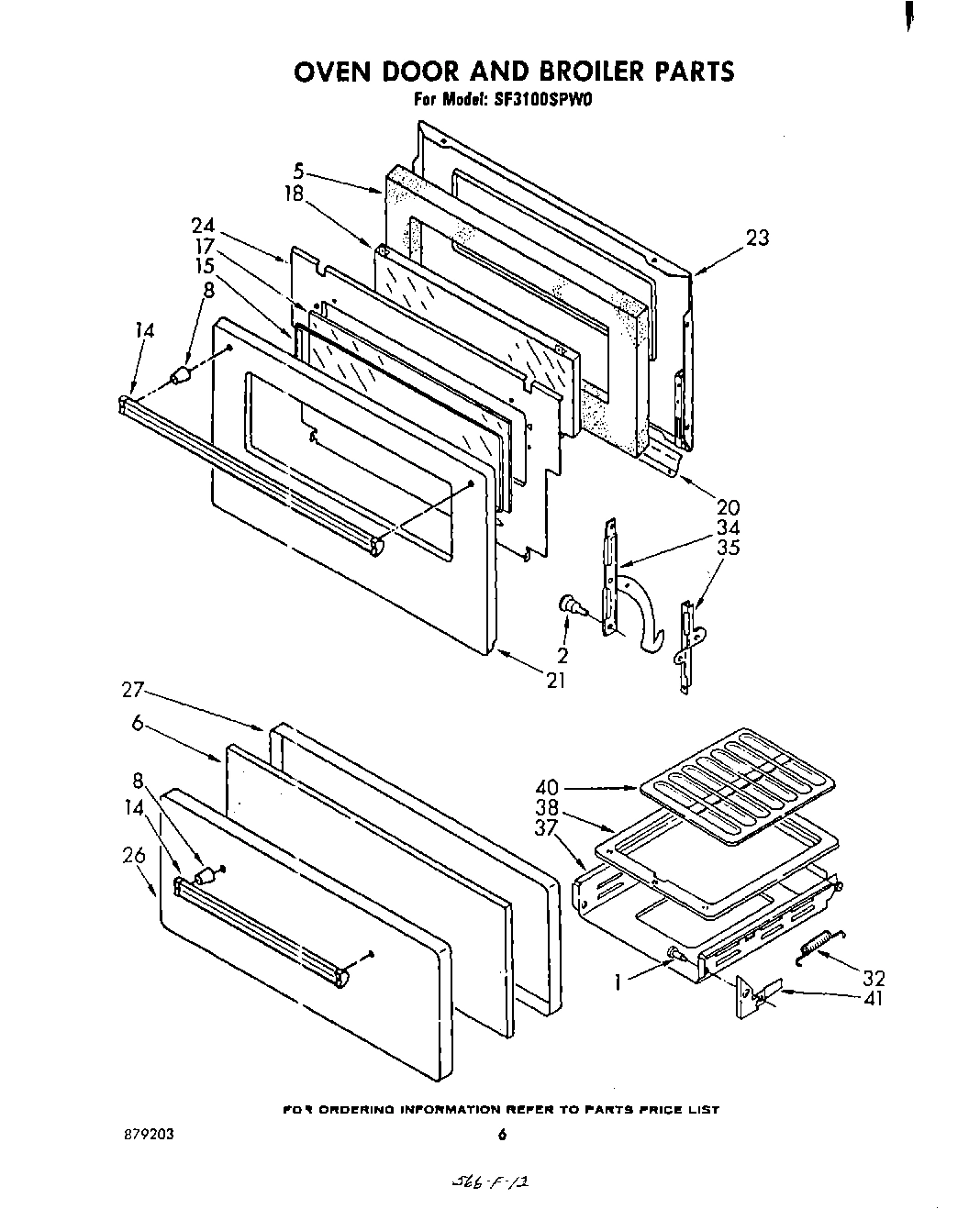 05 - OVEN DOOR AND BROILER
