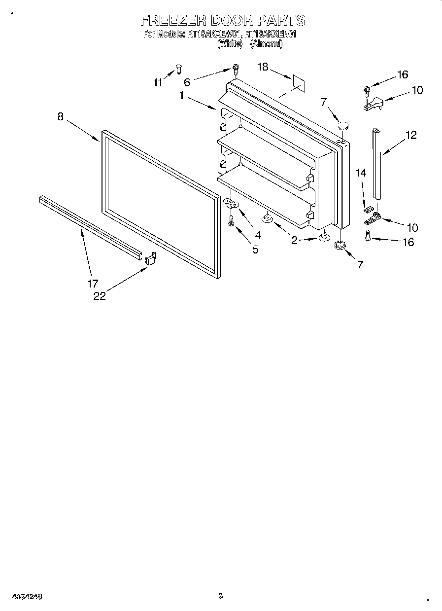 02 - FREEZER DOOR