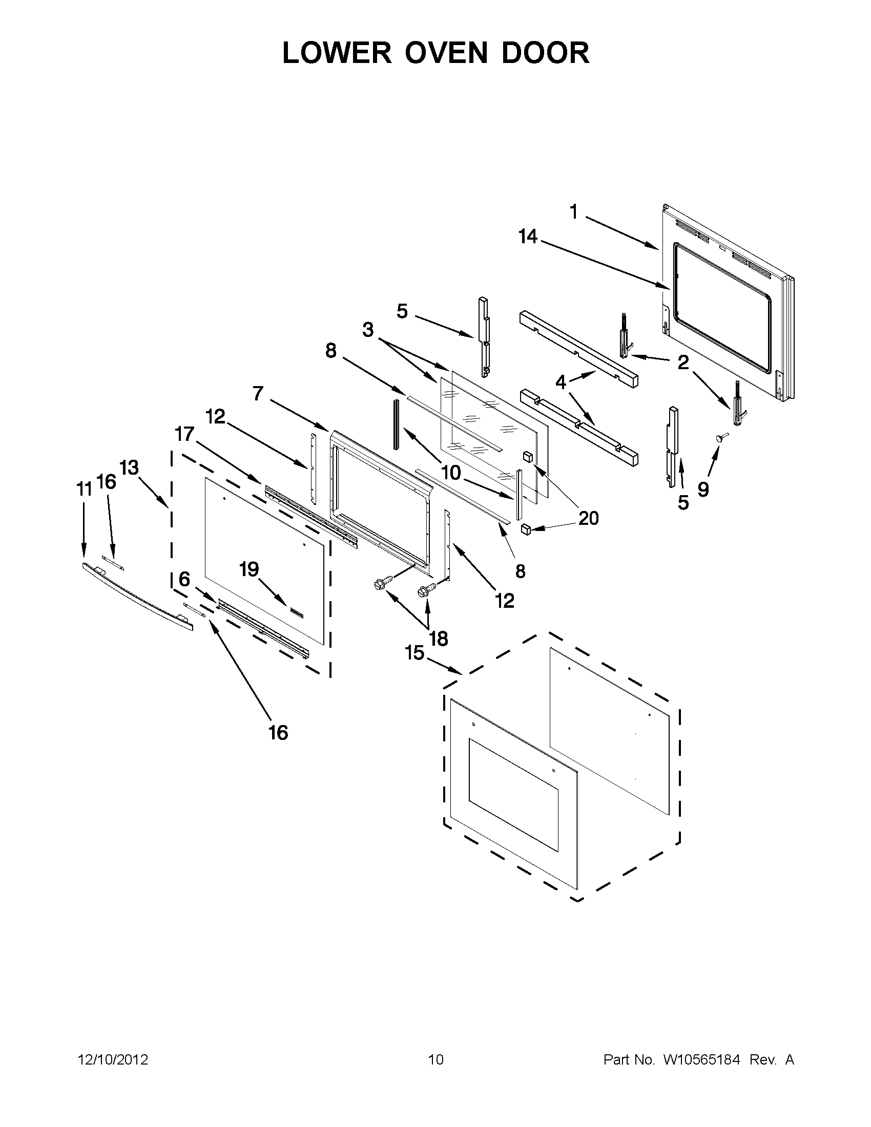 05 - LOWER OVEN DOOR