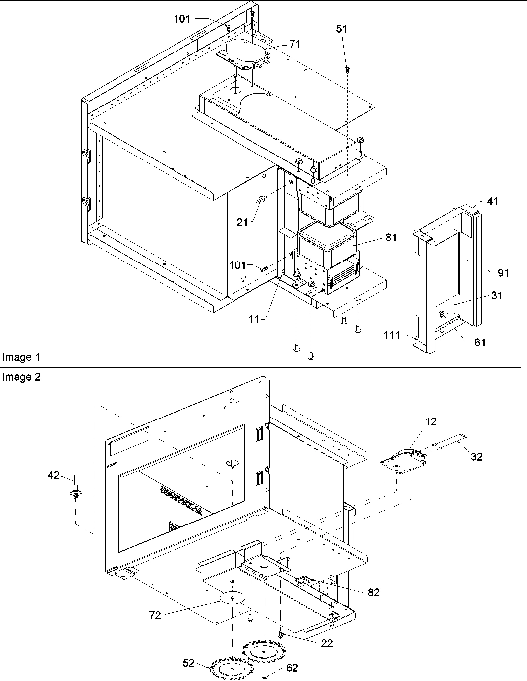 07 - OVEN CAVITY ASSY