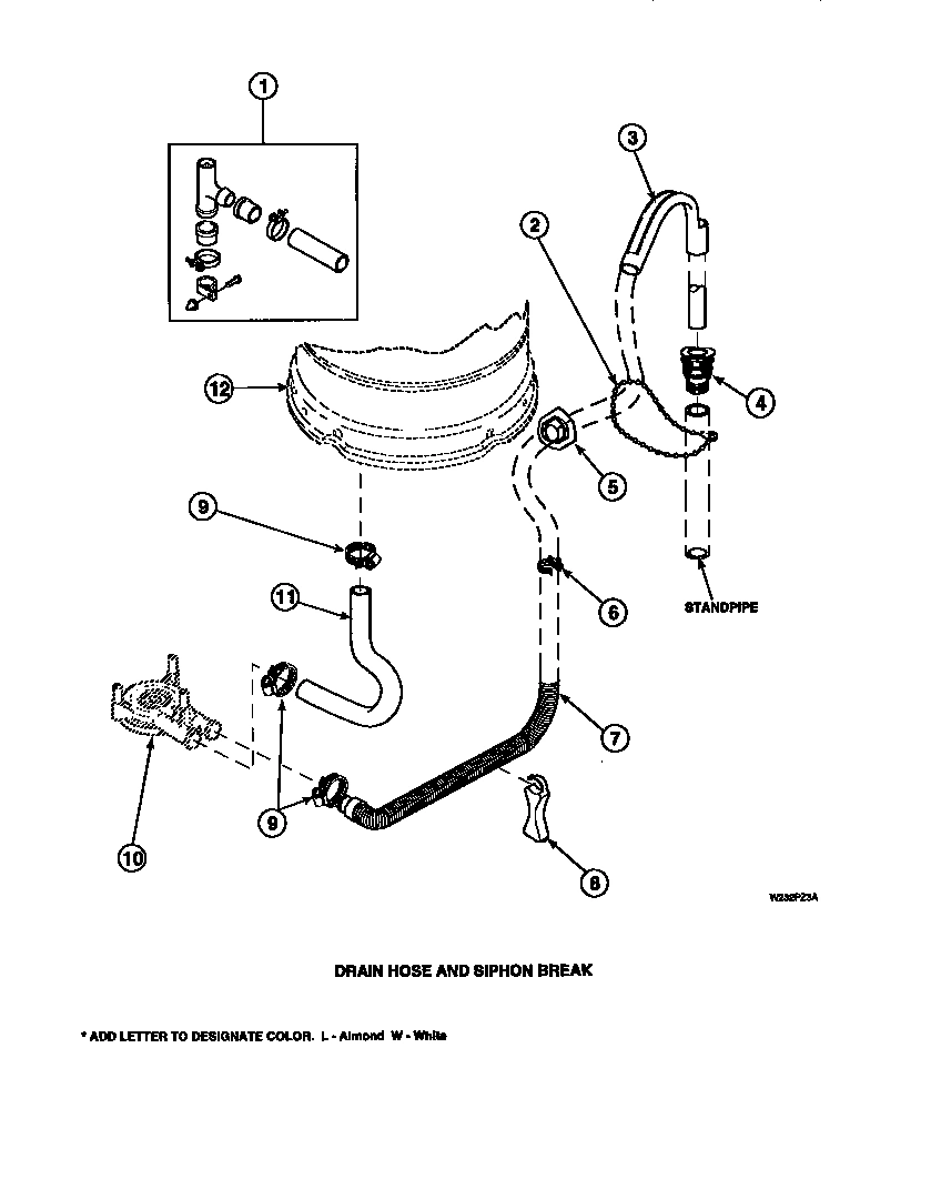 07 - DRAIN HOSE AND SIPHON BREAK