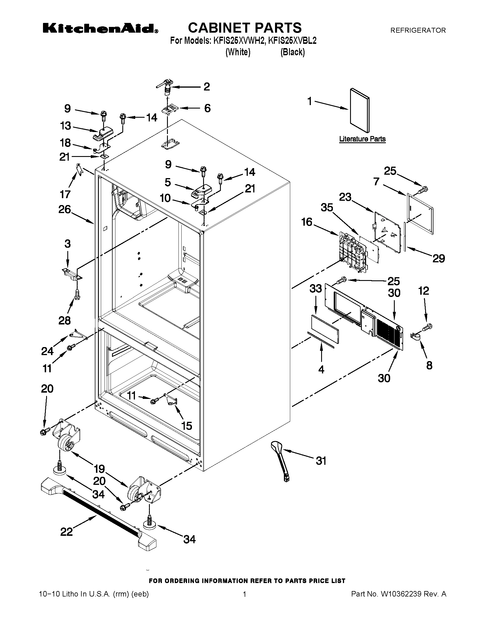 01 - CABINET PARTS