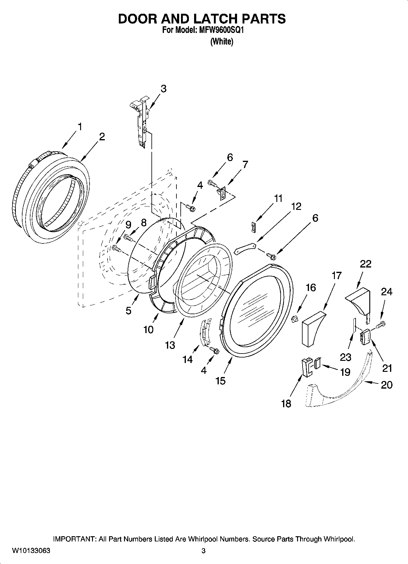 02 - DOOR AND LATCH PARTS
