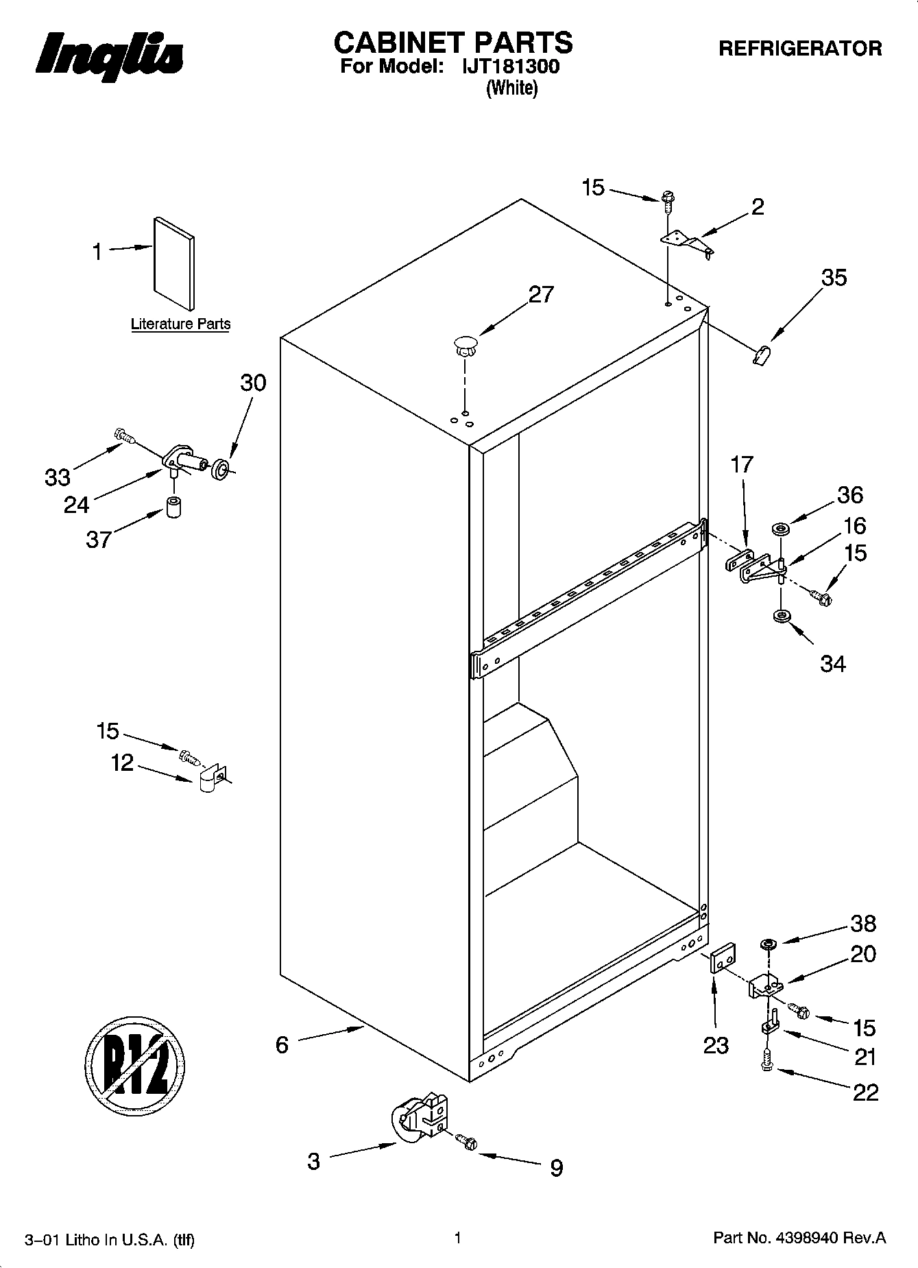 01 - CABINET PARTS