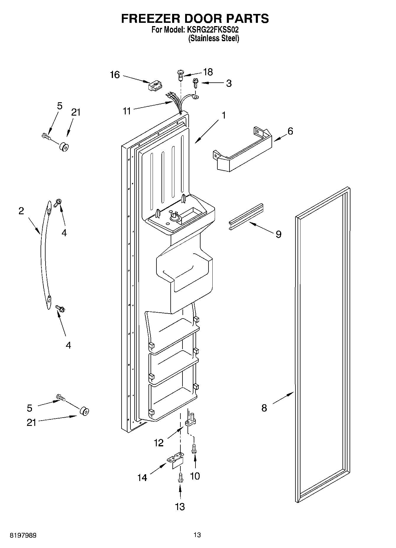 08 - FREEZER DOOR