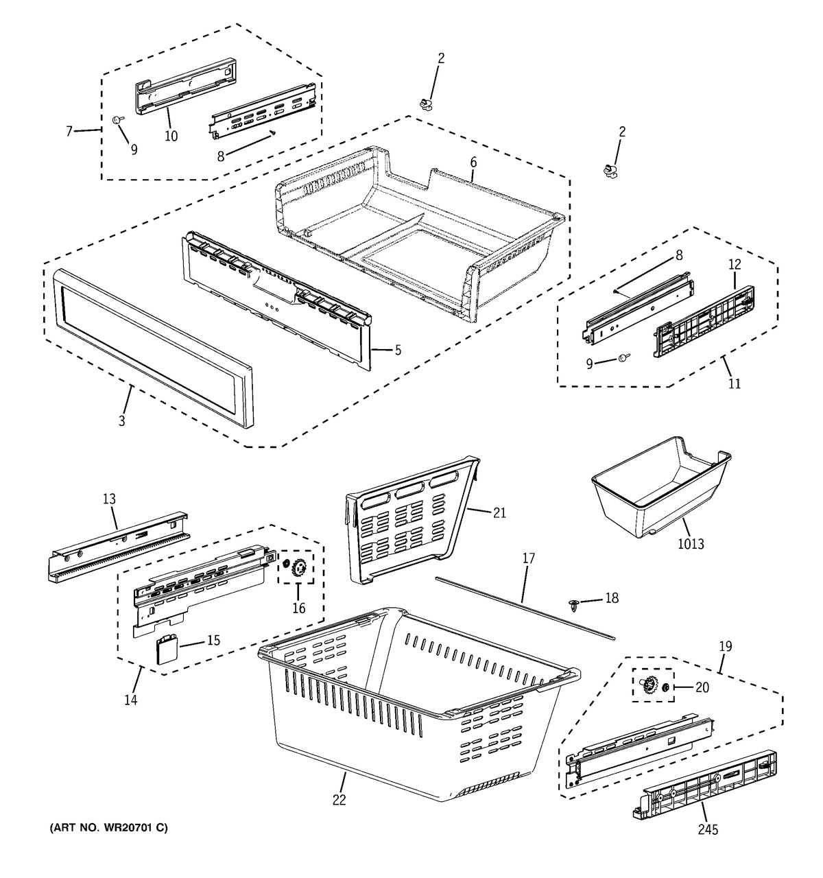 FREEZER SHELVES