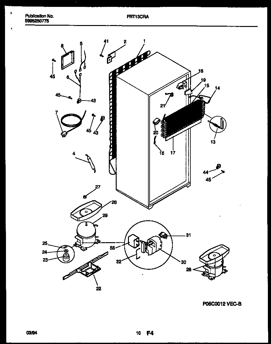 06 - SYSTEM AND AUTOMATIC DEFROST PARTS