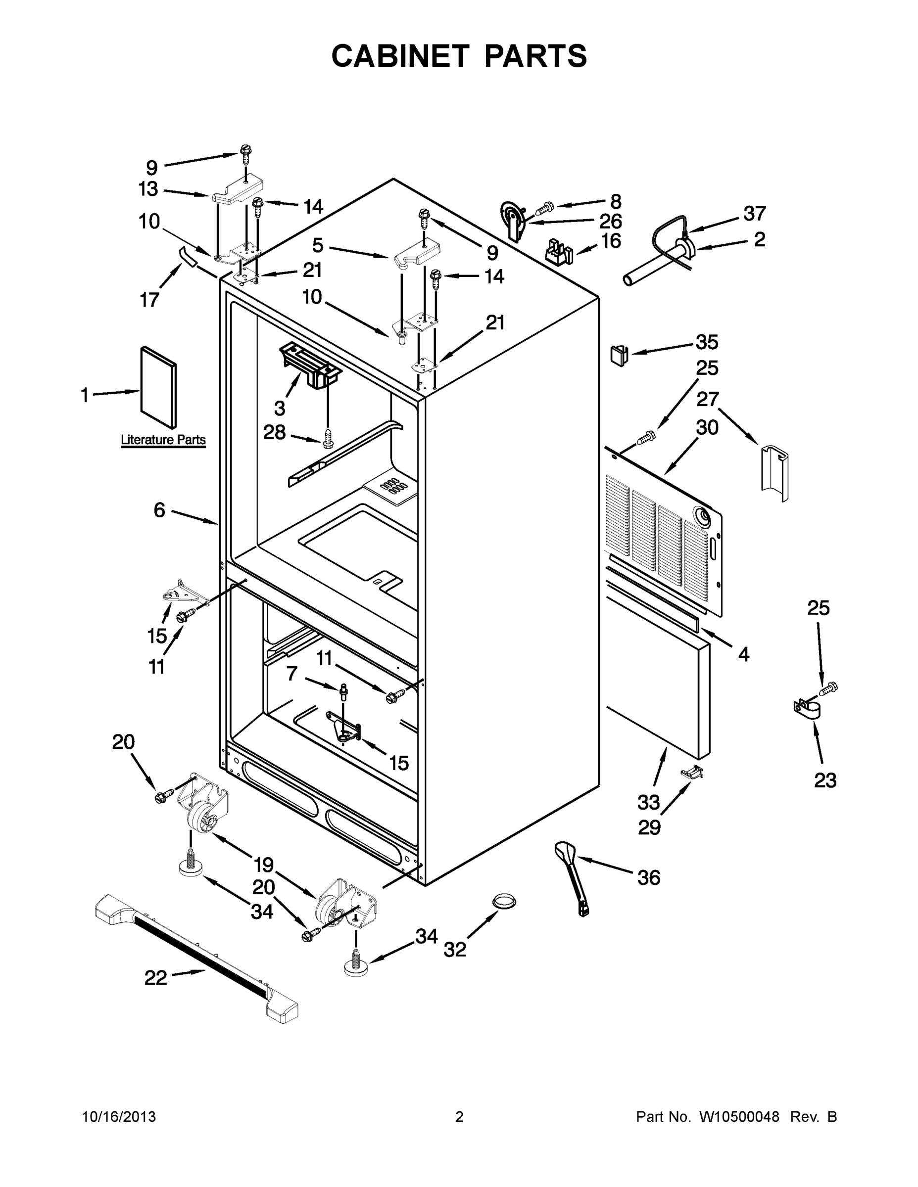 02 - CABINET PARTS