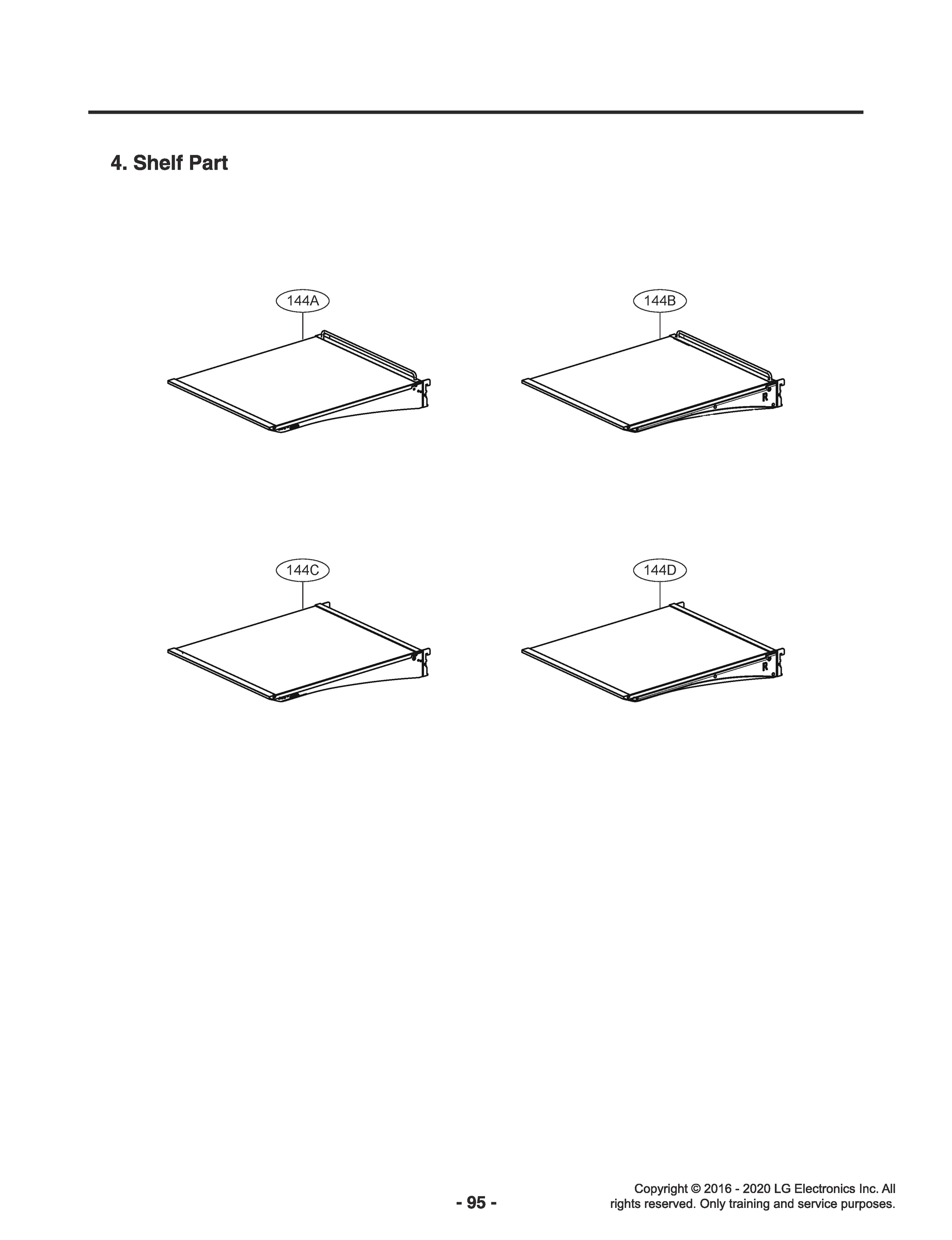SHELF PART
