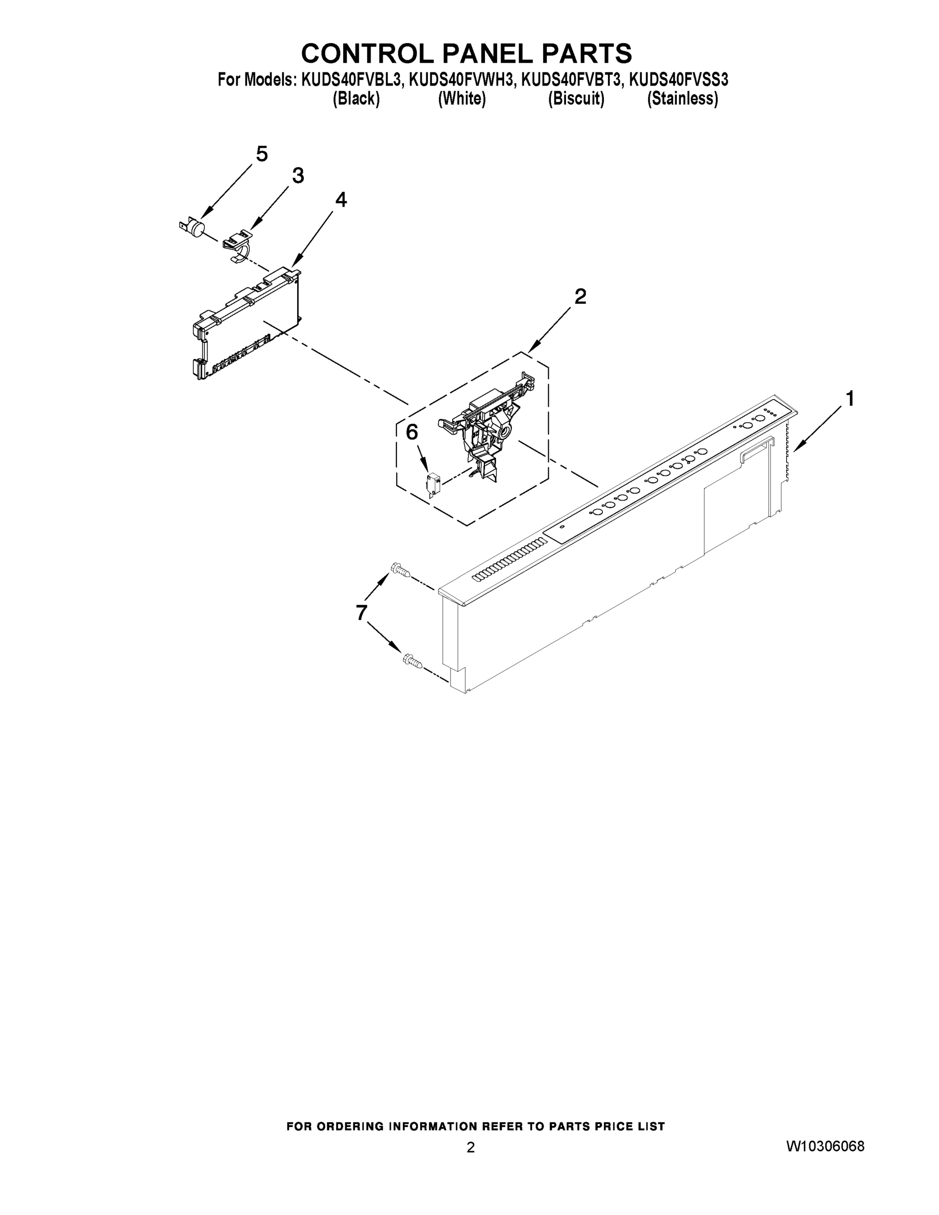 02 - CONTROL PANEL PARTS