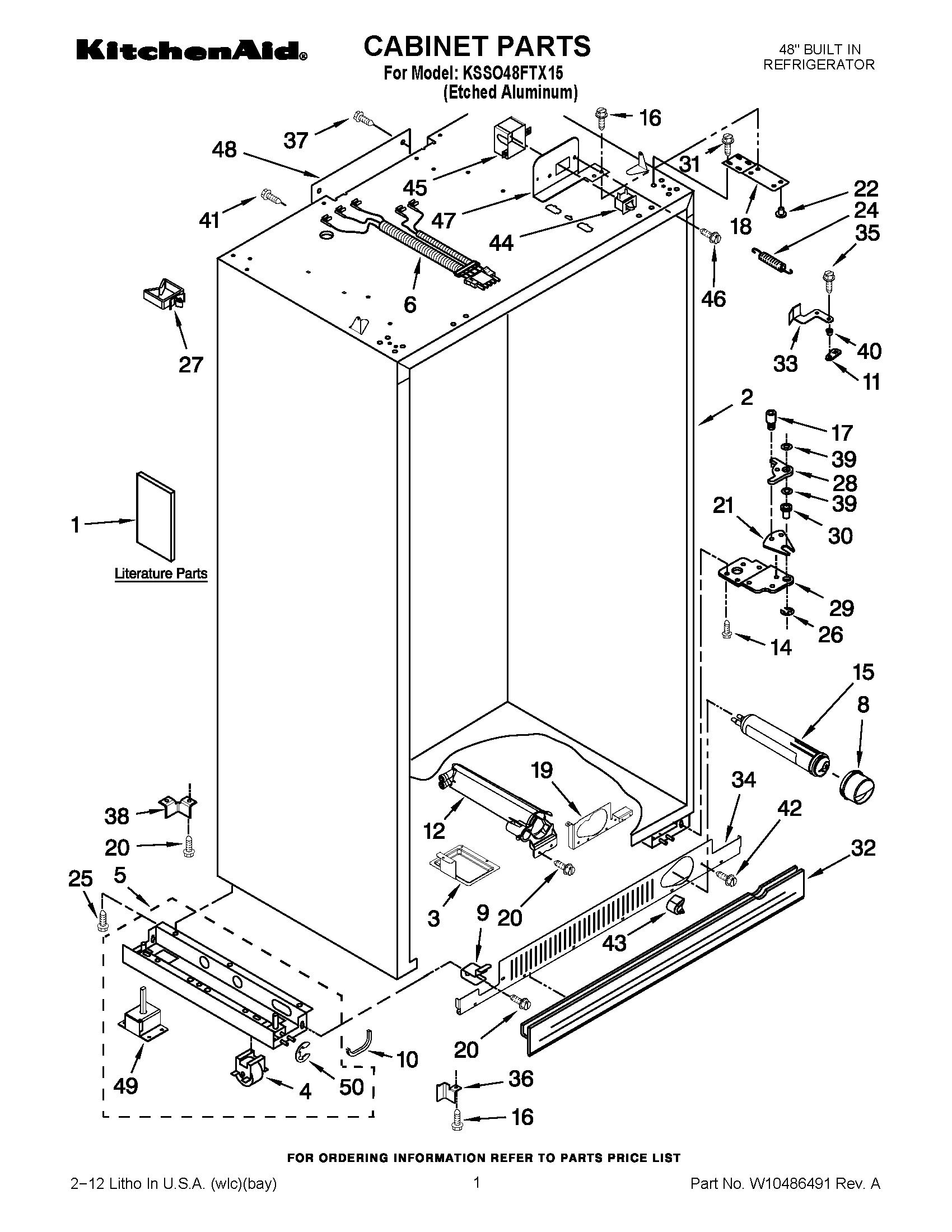 01 - CABINET PARTS