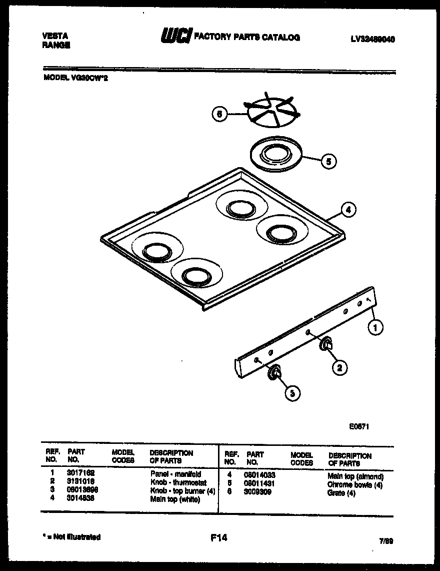 03 - COOKTOP PARTS