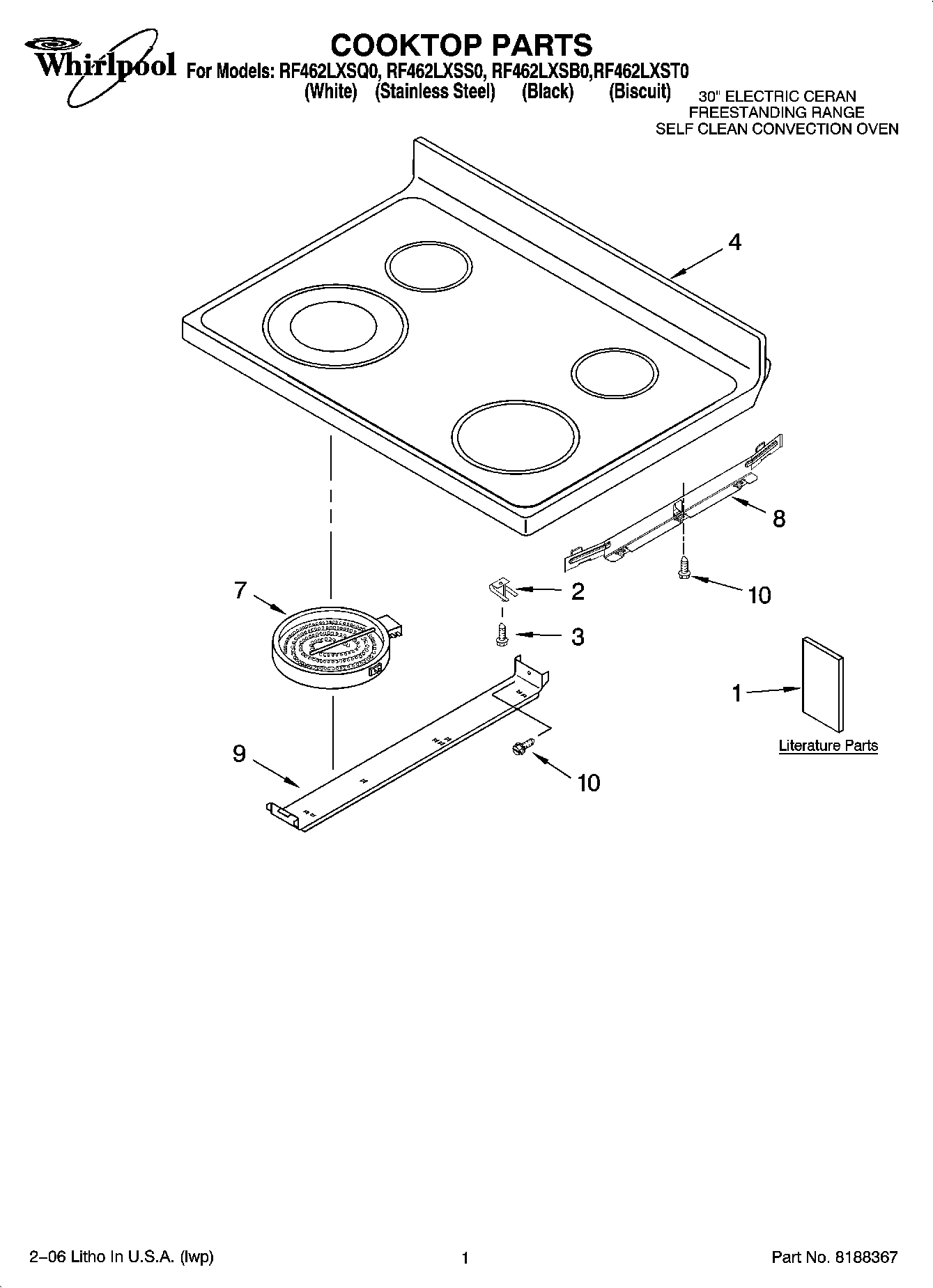 01 - COOKTOP PARTS