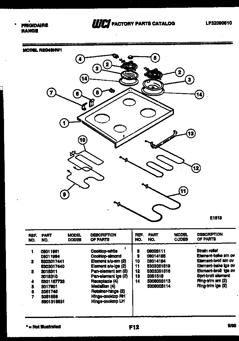 05 - COOKTOP AND BROILER PARTS