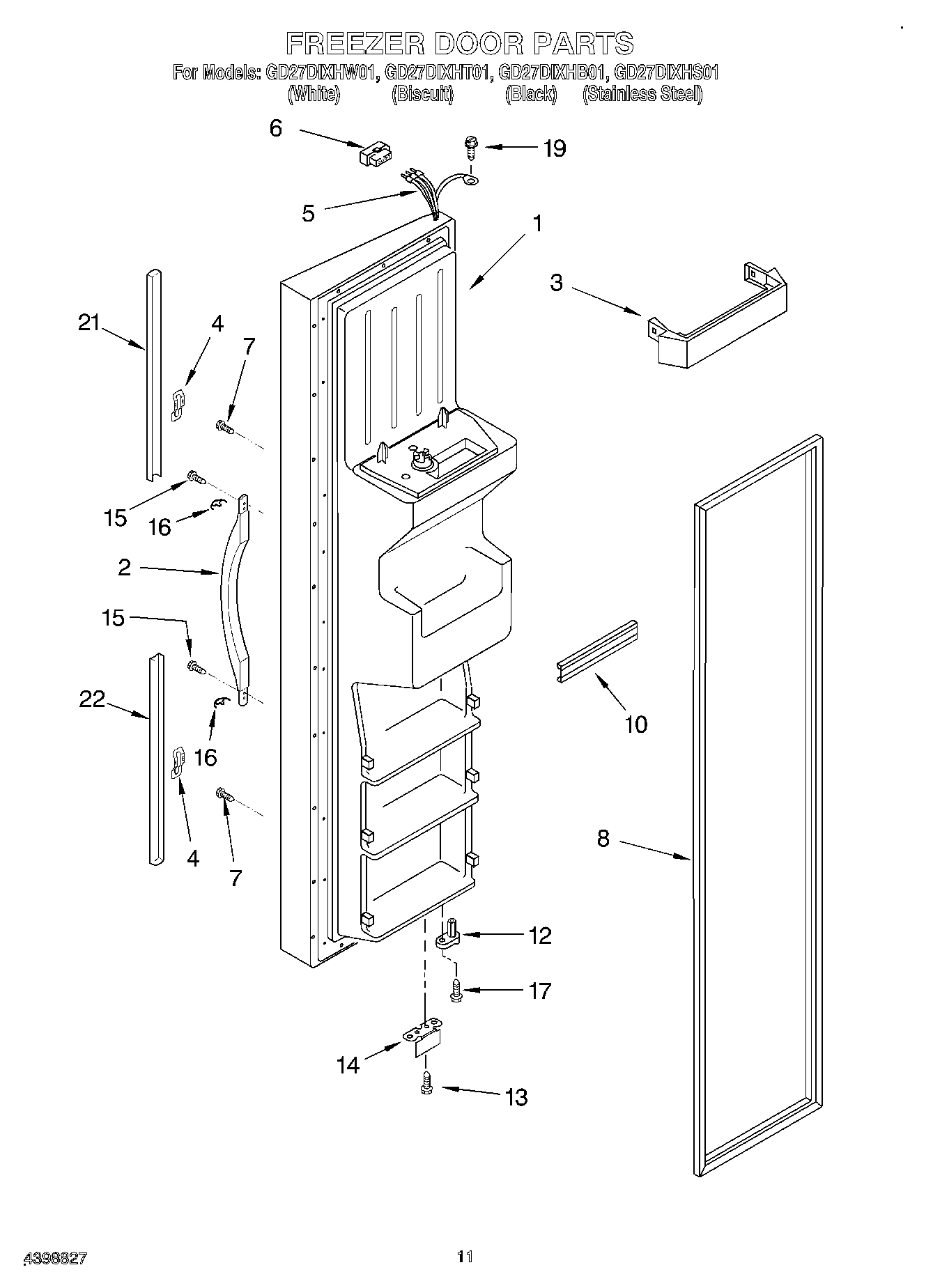 07 - FREEZER DOOR