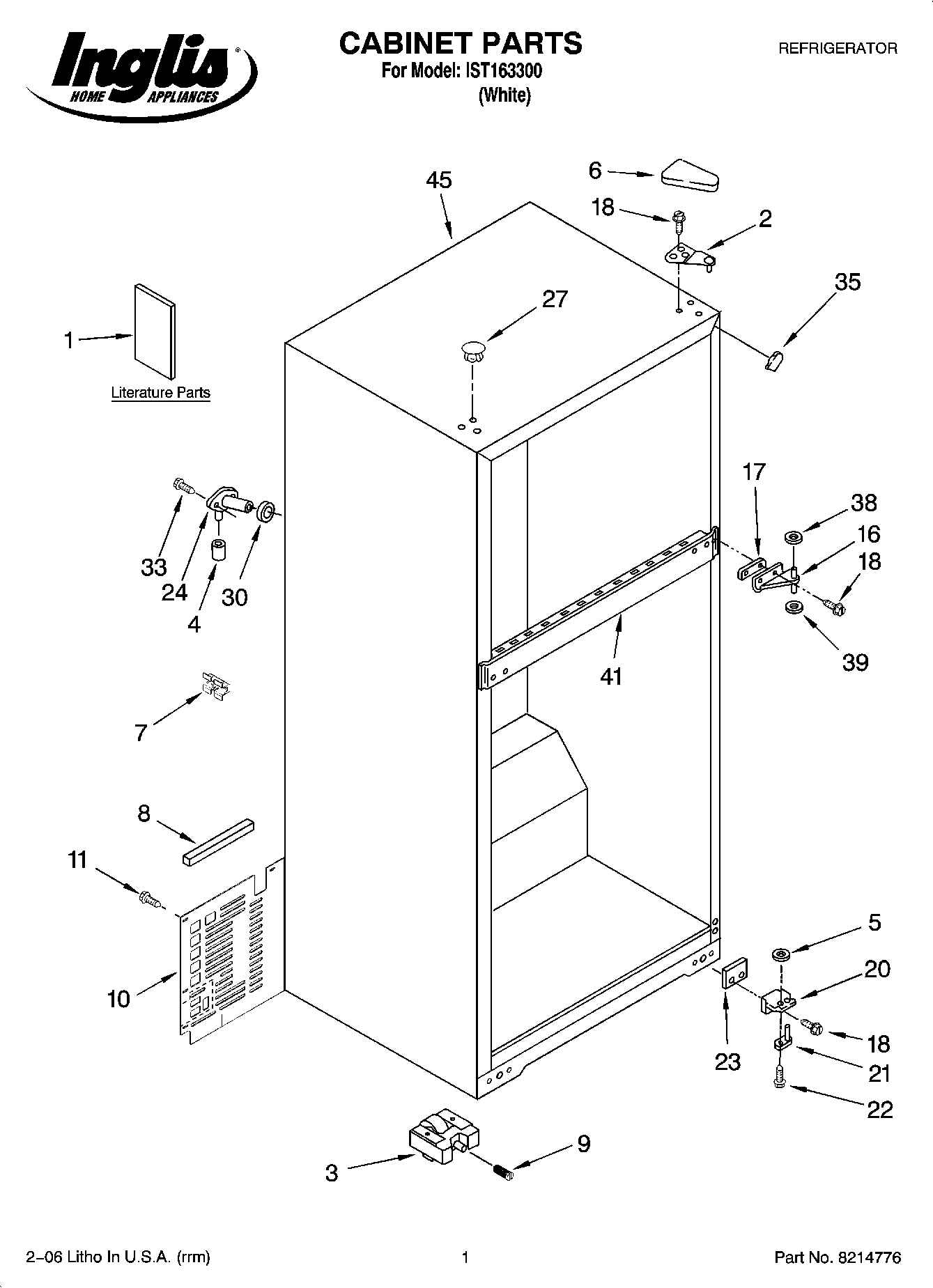 01 - CABINET PARTS