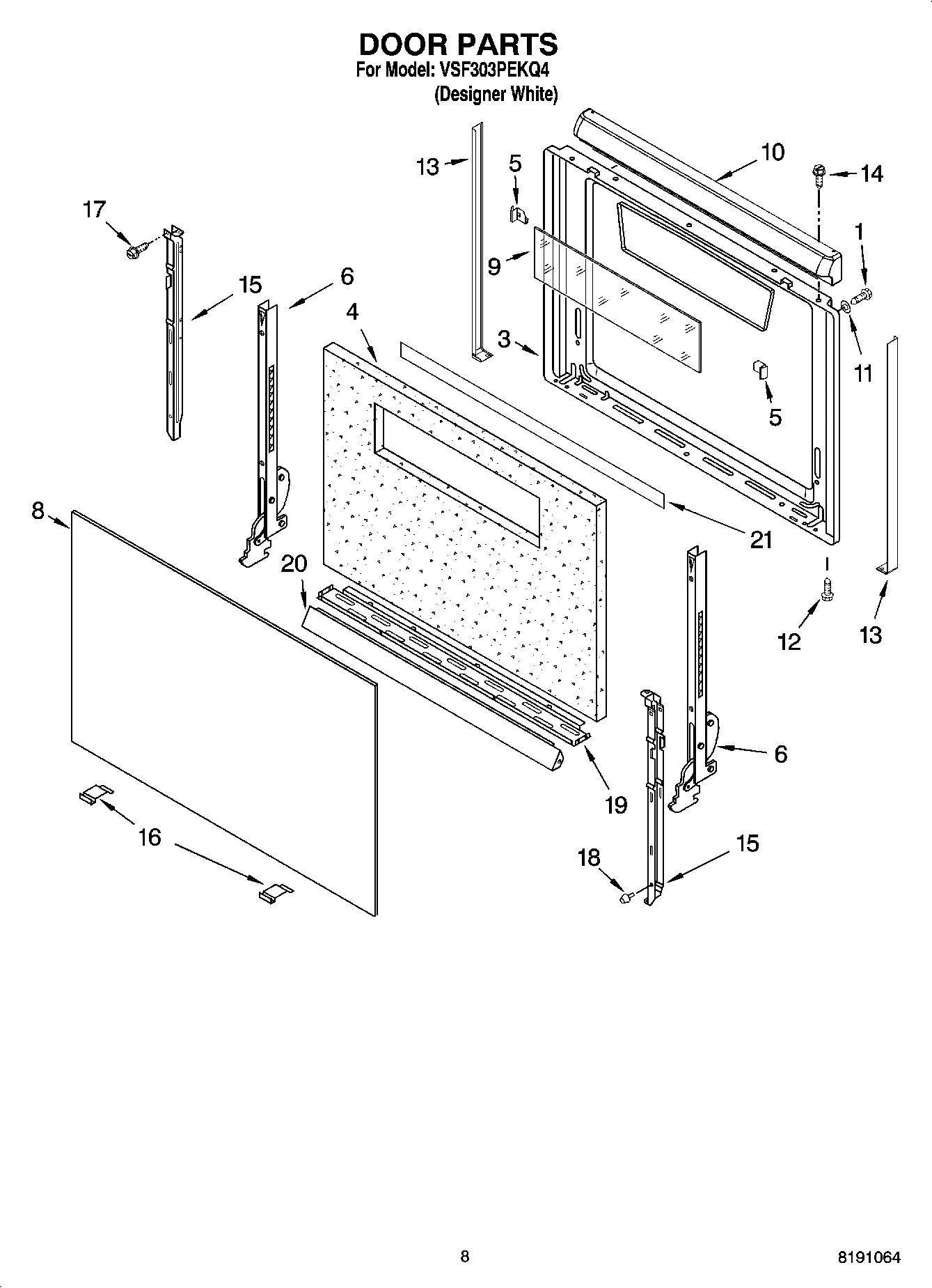 06 - DOOR PARTS, OPTIONAL PARTS (NOT INCLUDED)