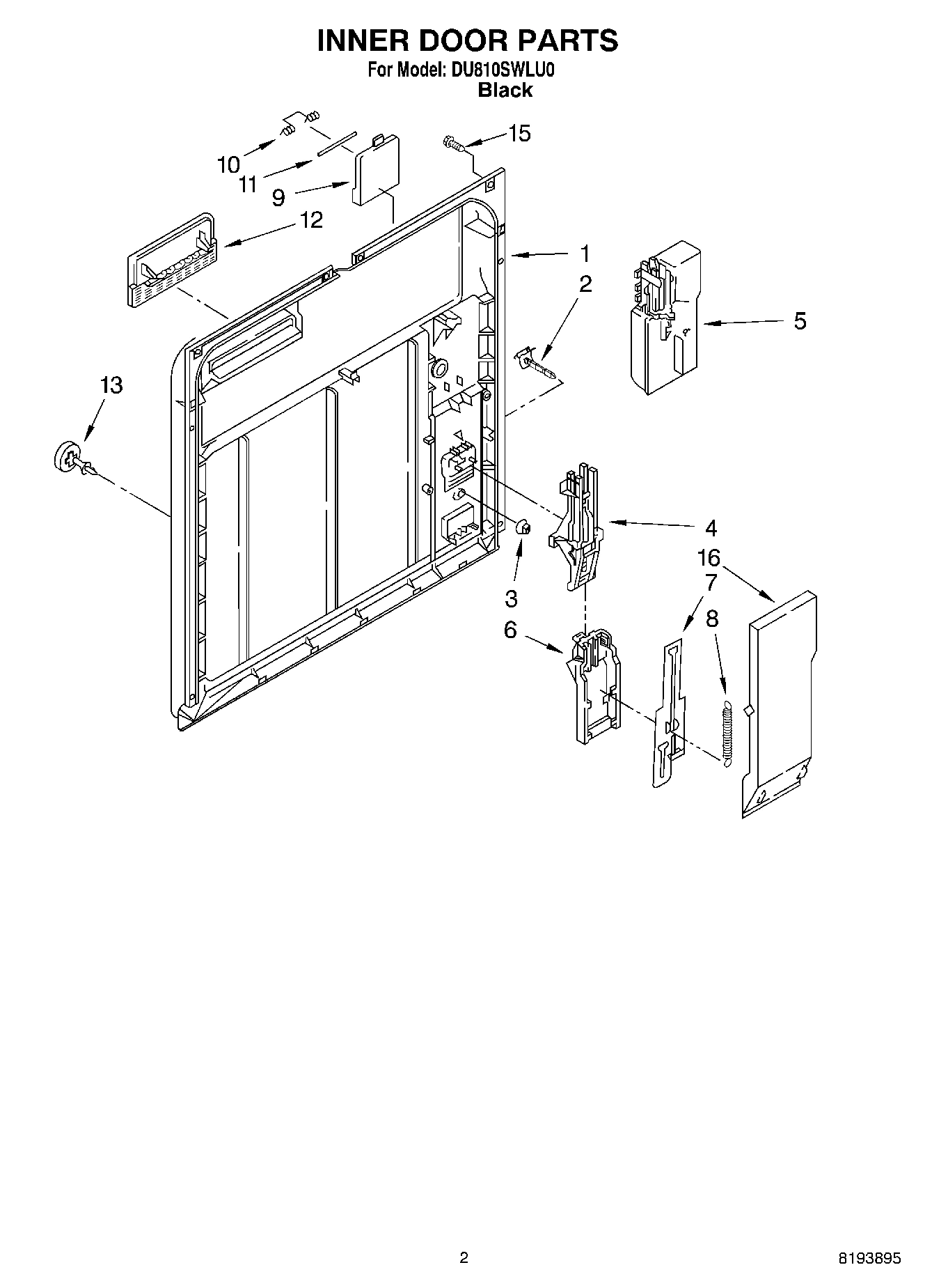 02 - INNER DOOR PARTS