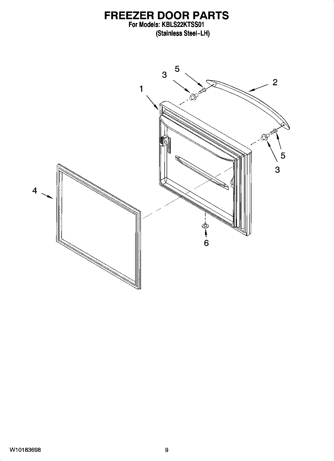 05 - FREEZER DOOR PARTS